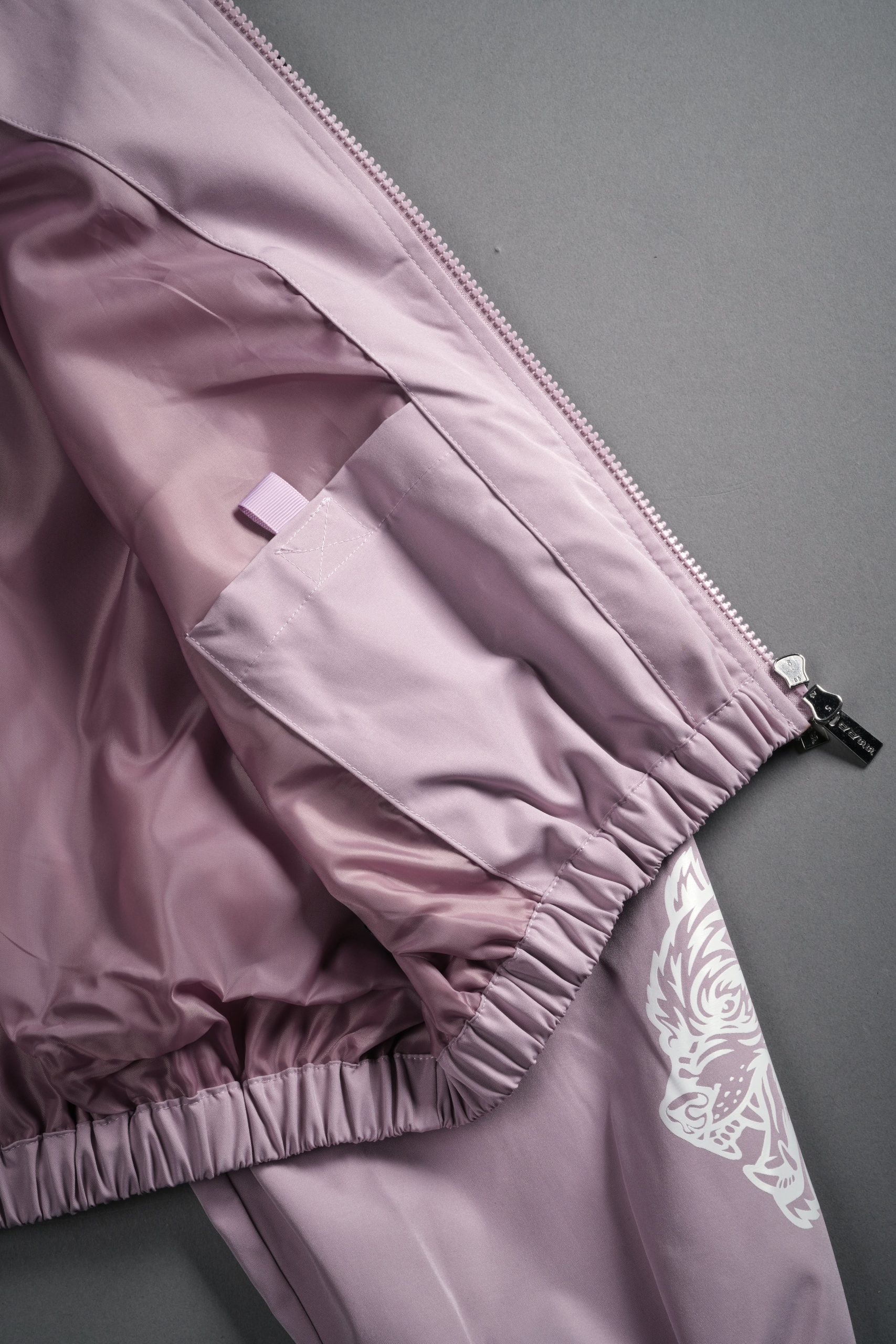 Death Becomes Her Nadia Track Jacket in Purple Smoke/Black/White - Image 12
