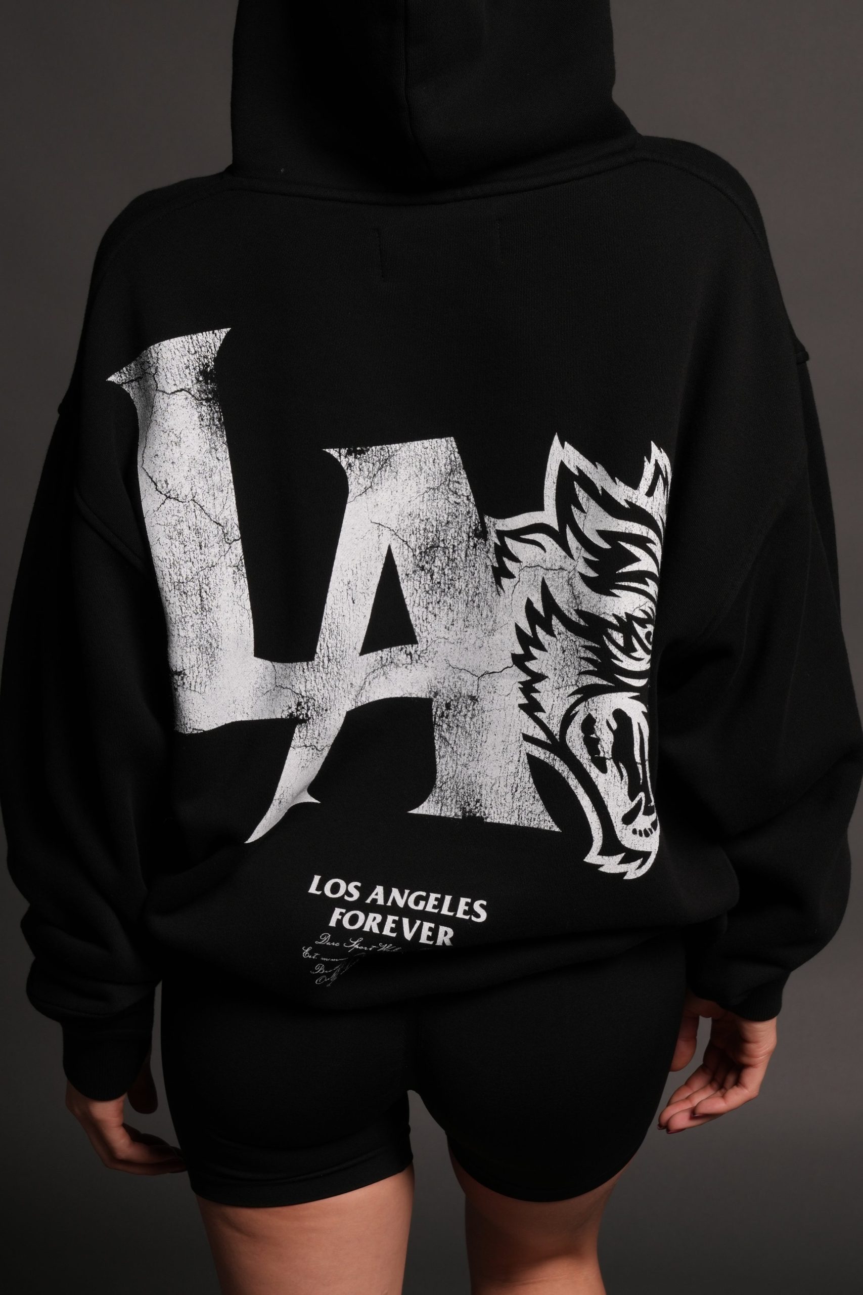 La Wolves V2 Pierce Hoodie in Black - Image 14