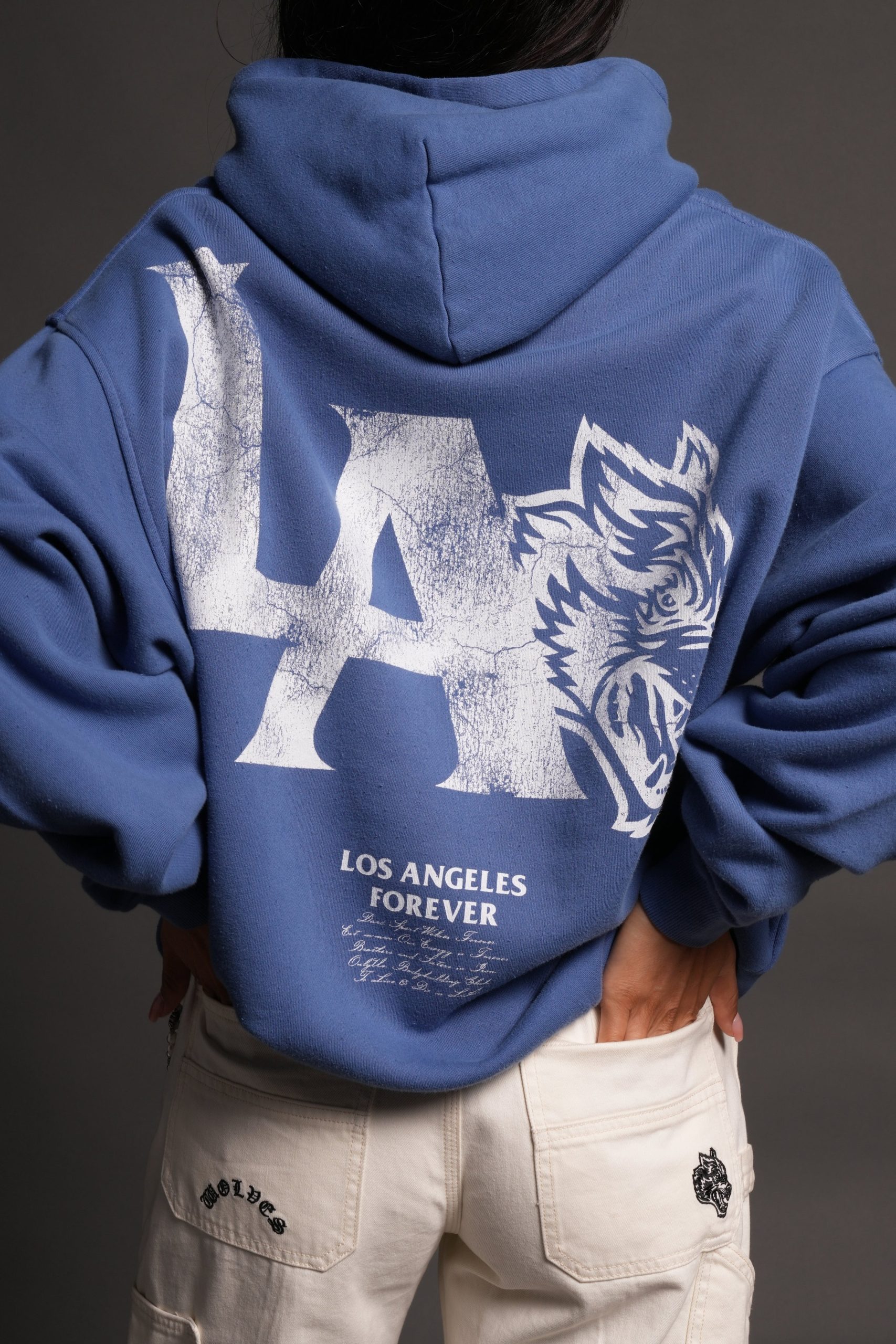 La Wolves V2 Pierce Hoodie La Blue - Image 10