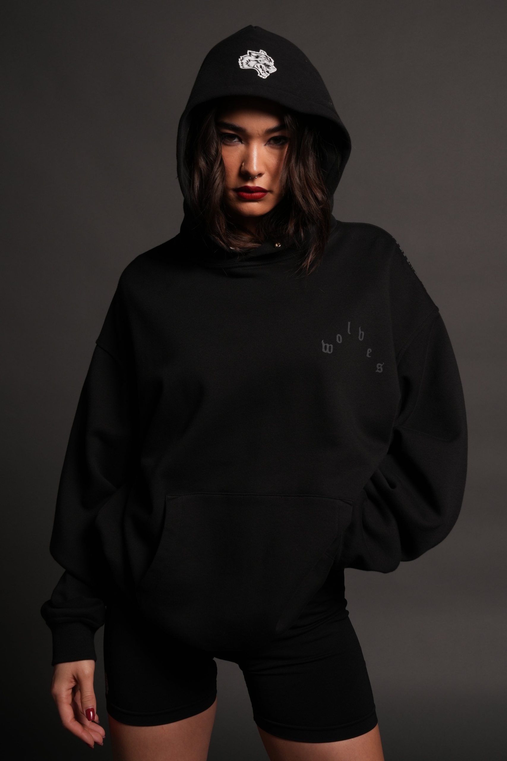 Homage To La Pierce Hoodie in Black - Image 9