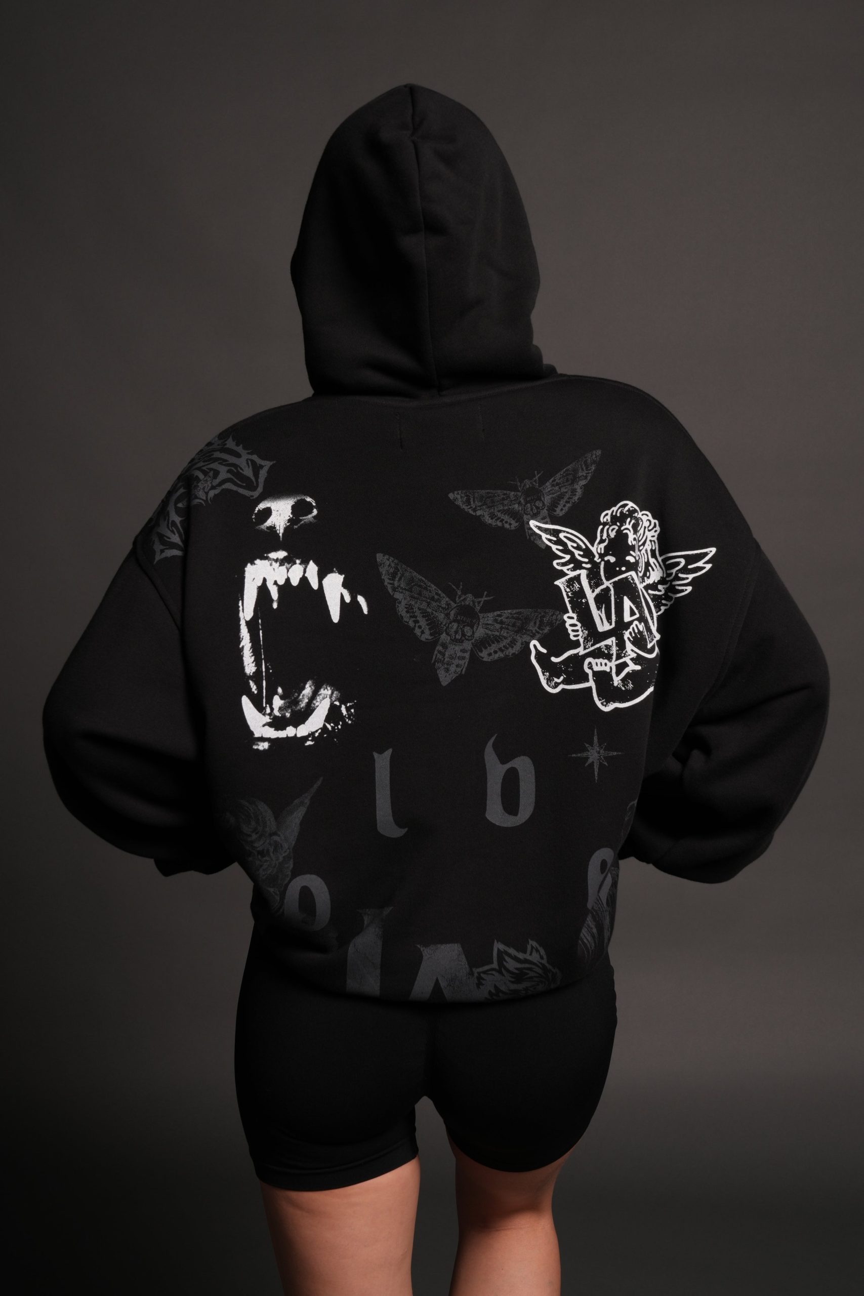 Homage To La Pierce Hoodie in Black - Image 10