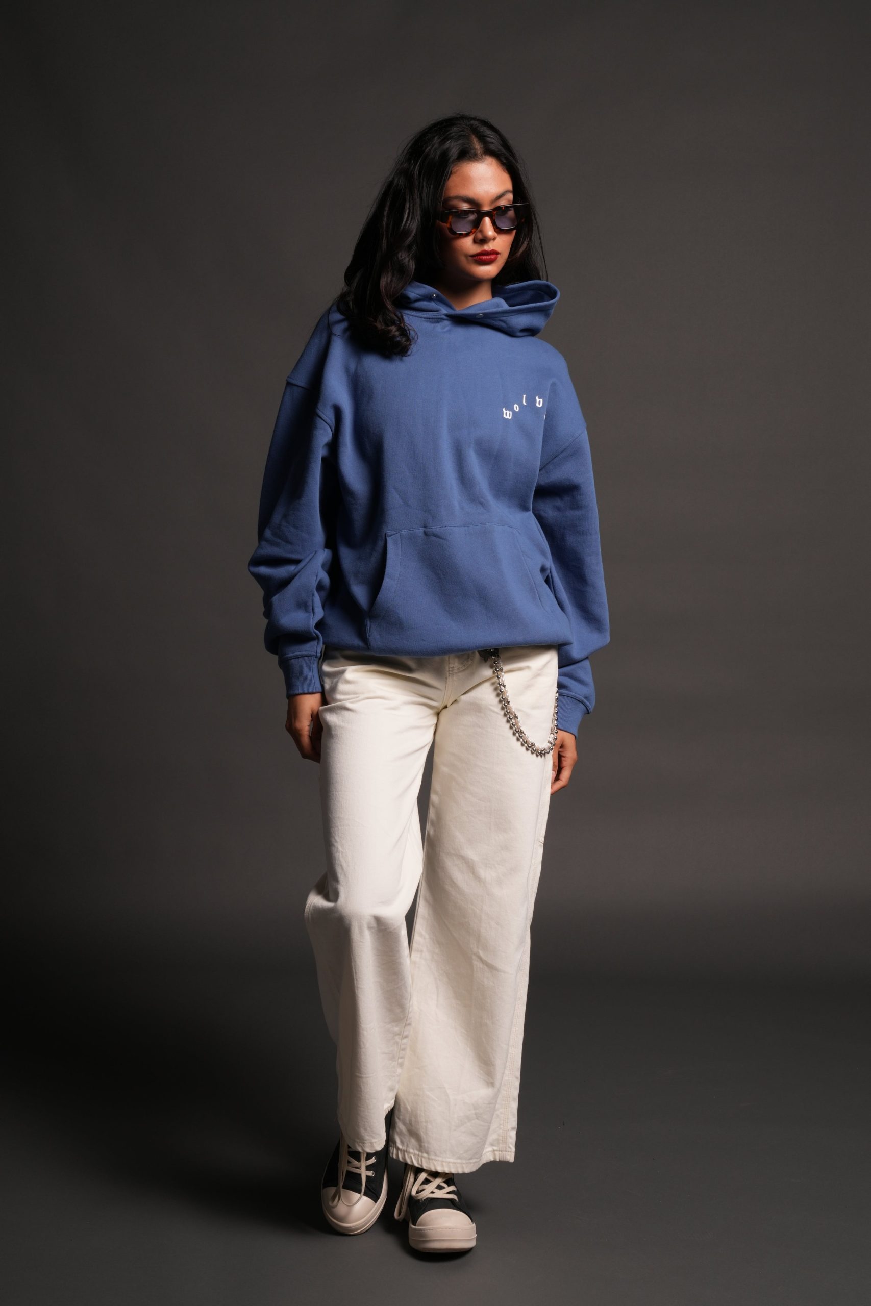 Homage To La Pierce Hoodie in La Blue - Image 11