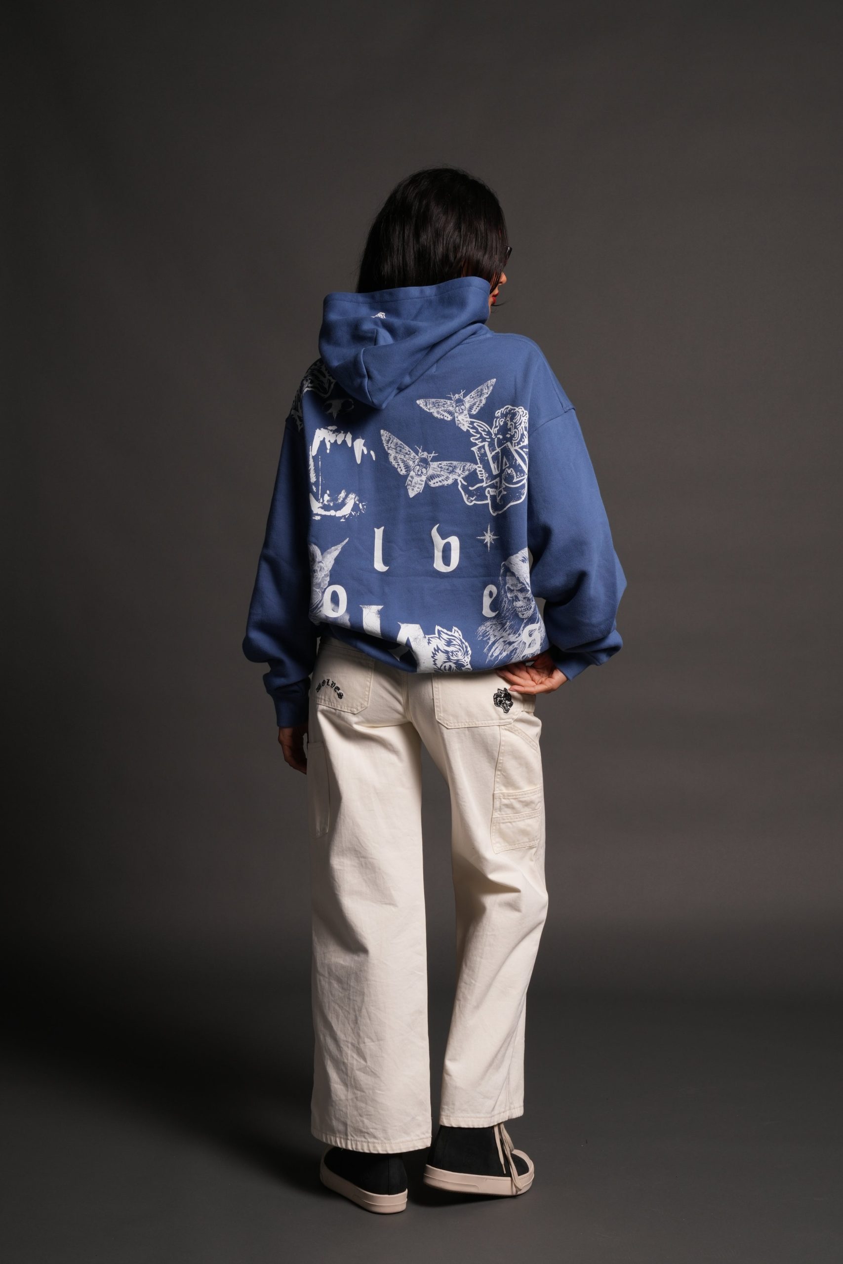 Homage To La Pierce Hoodie in La Blue - Image 12