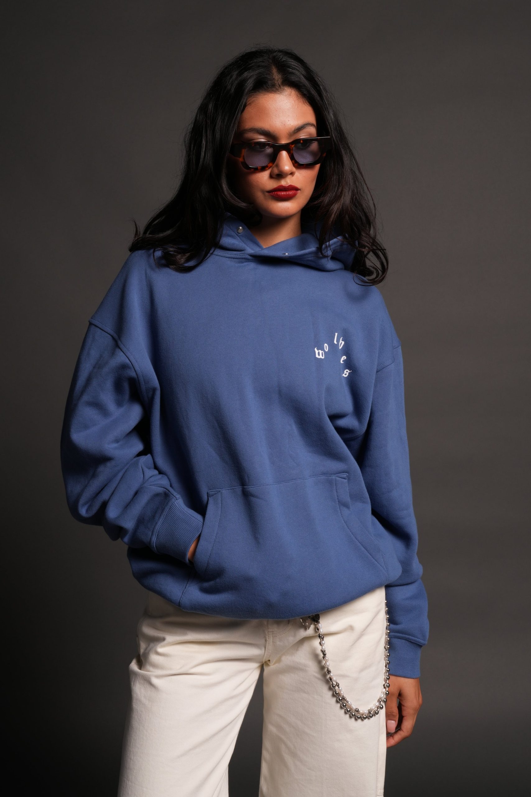 Homage To La Pierce Hoodie in La Blue - Image 9