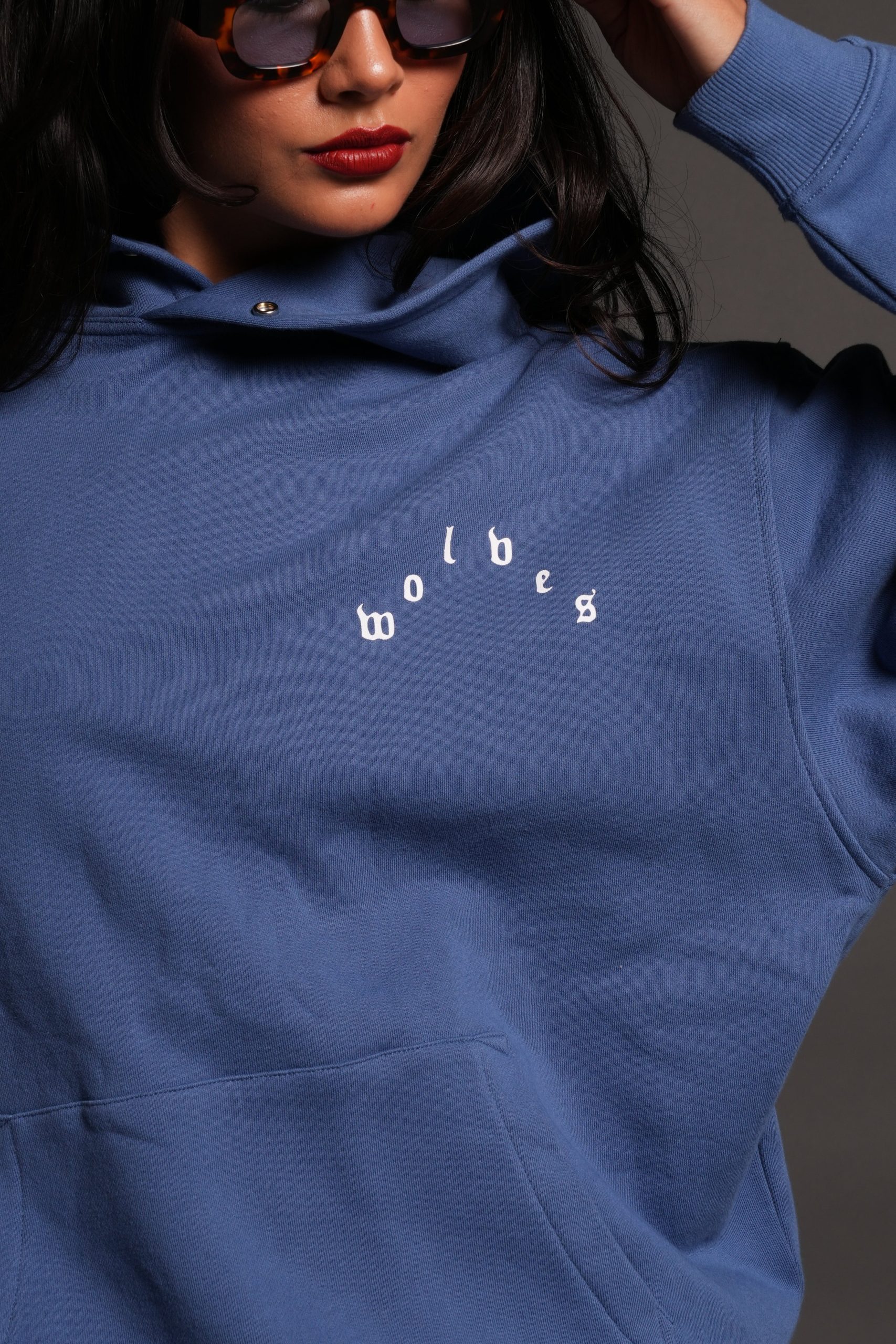 Homage To La Pierce Hoodie in La Blue - Image 13