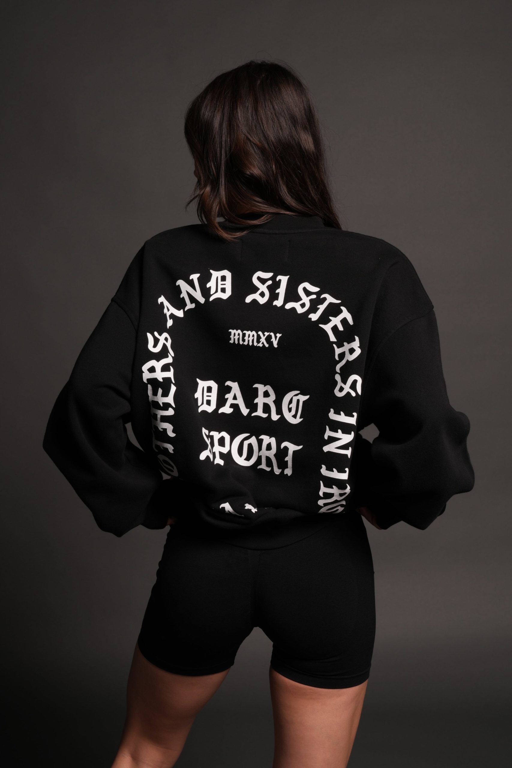 La Cherub London Crewneck in Black - Image 14