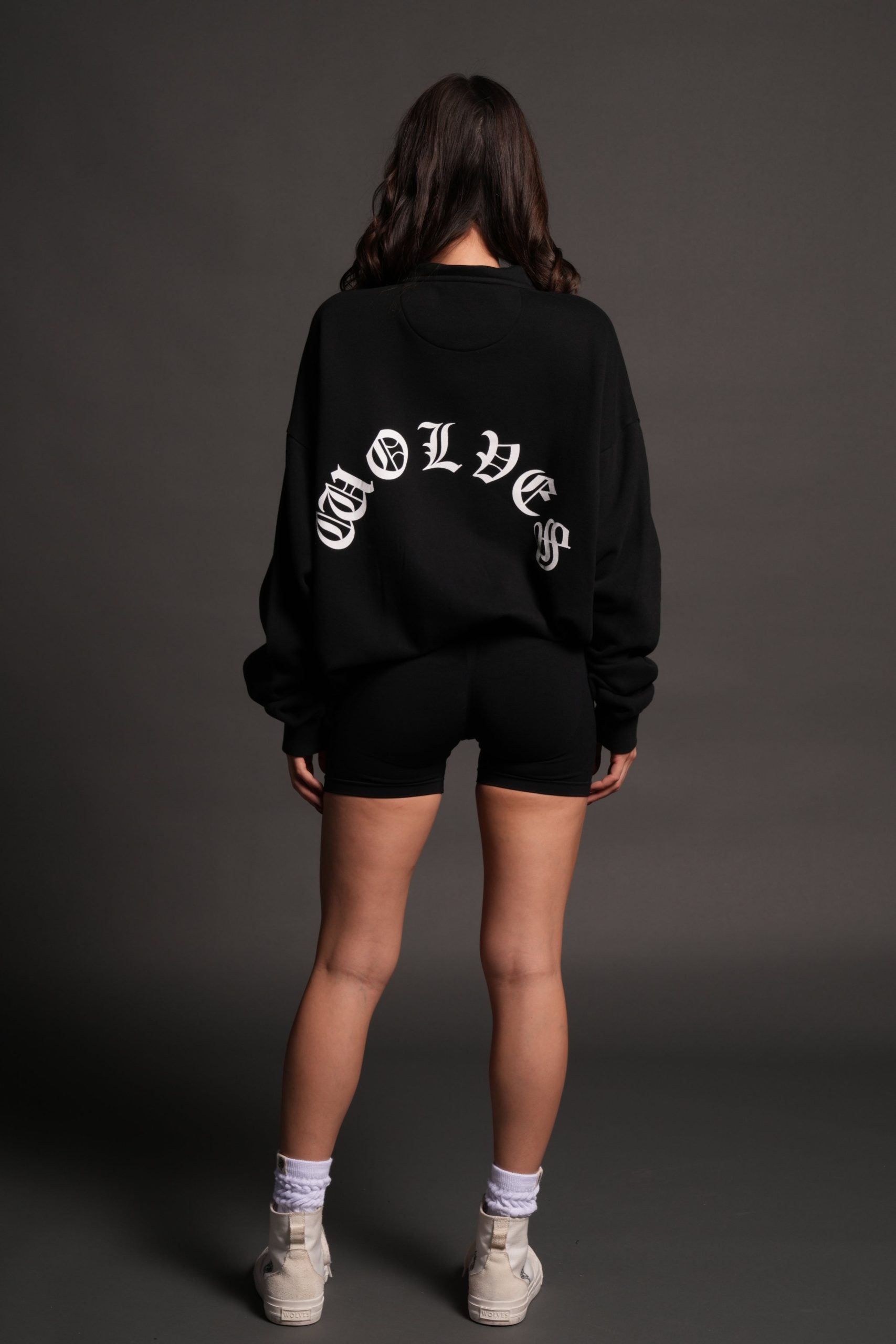 La Wolves V2 Duke 1/4 Zip Mock Neck in Black - Image 11
