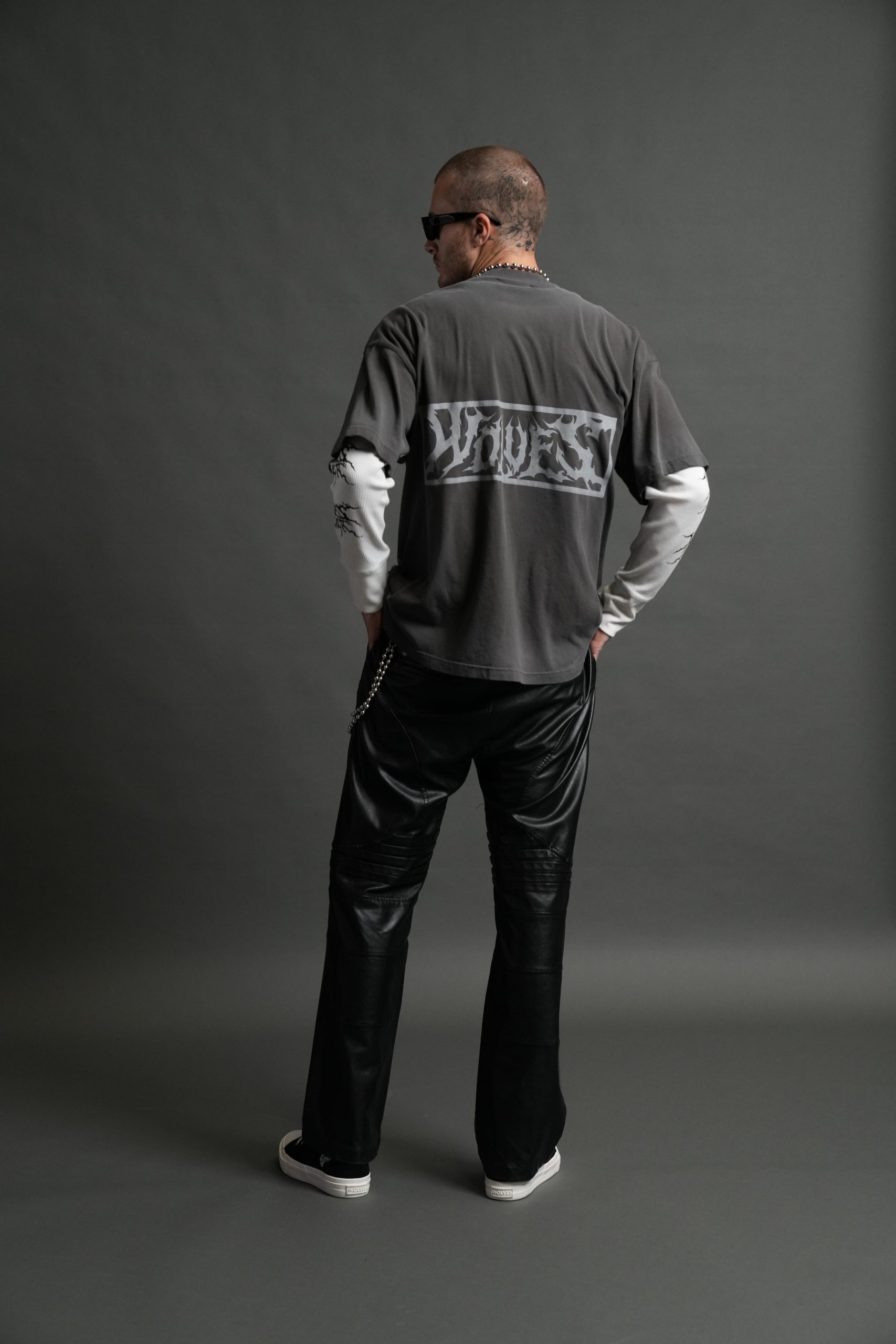 Ashes of the Dark V2 Premium Oversized Tee in Wolf Gray Drift Wash - Image 6