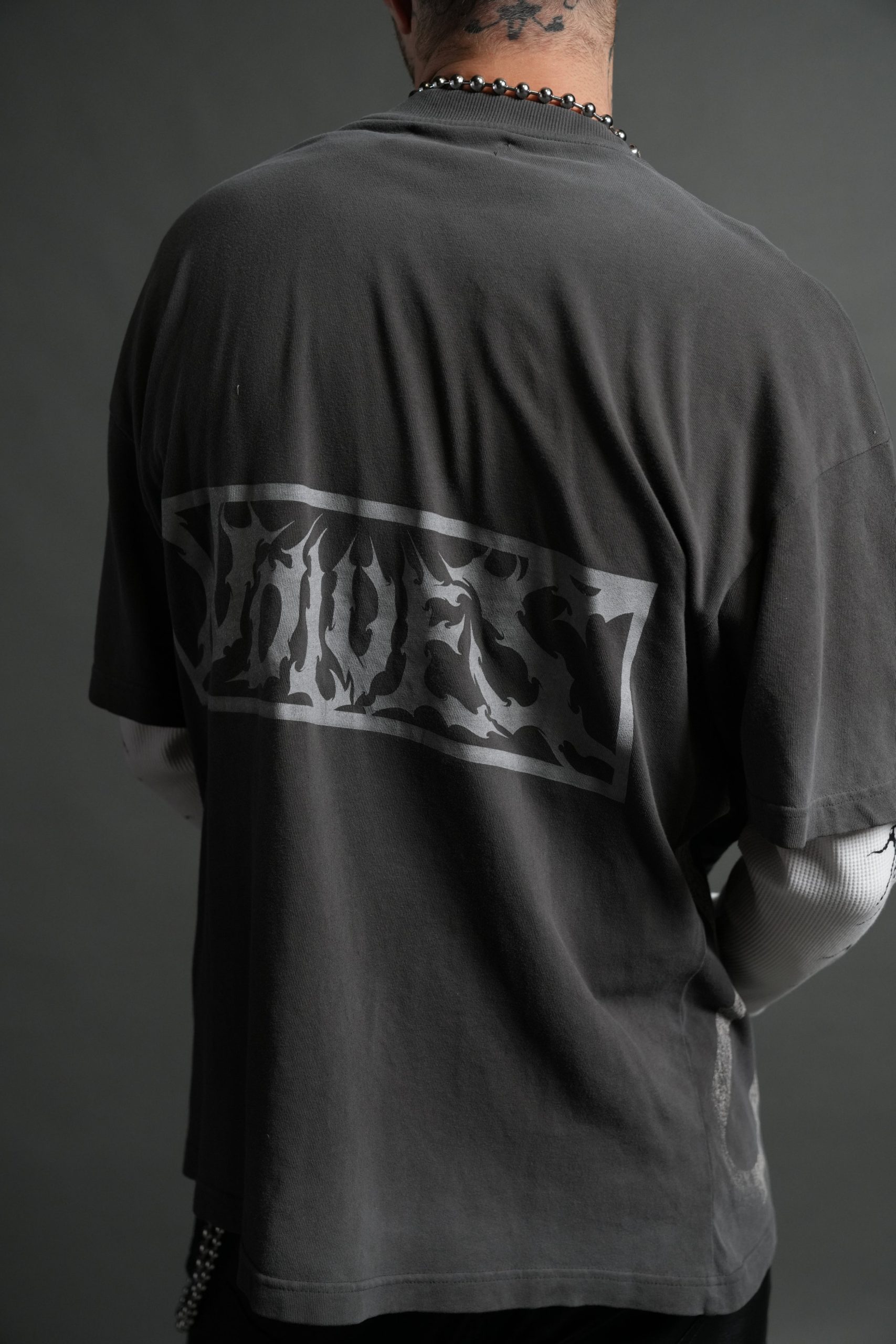 Ashes of the Dark V2 Premium Oversized Tee in Wolf Gray Drift Wash - Image 8