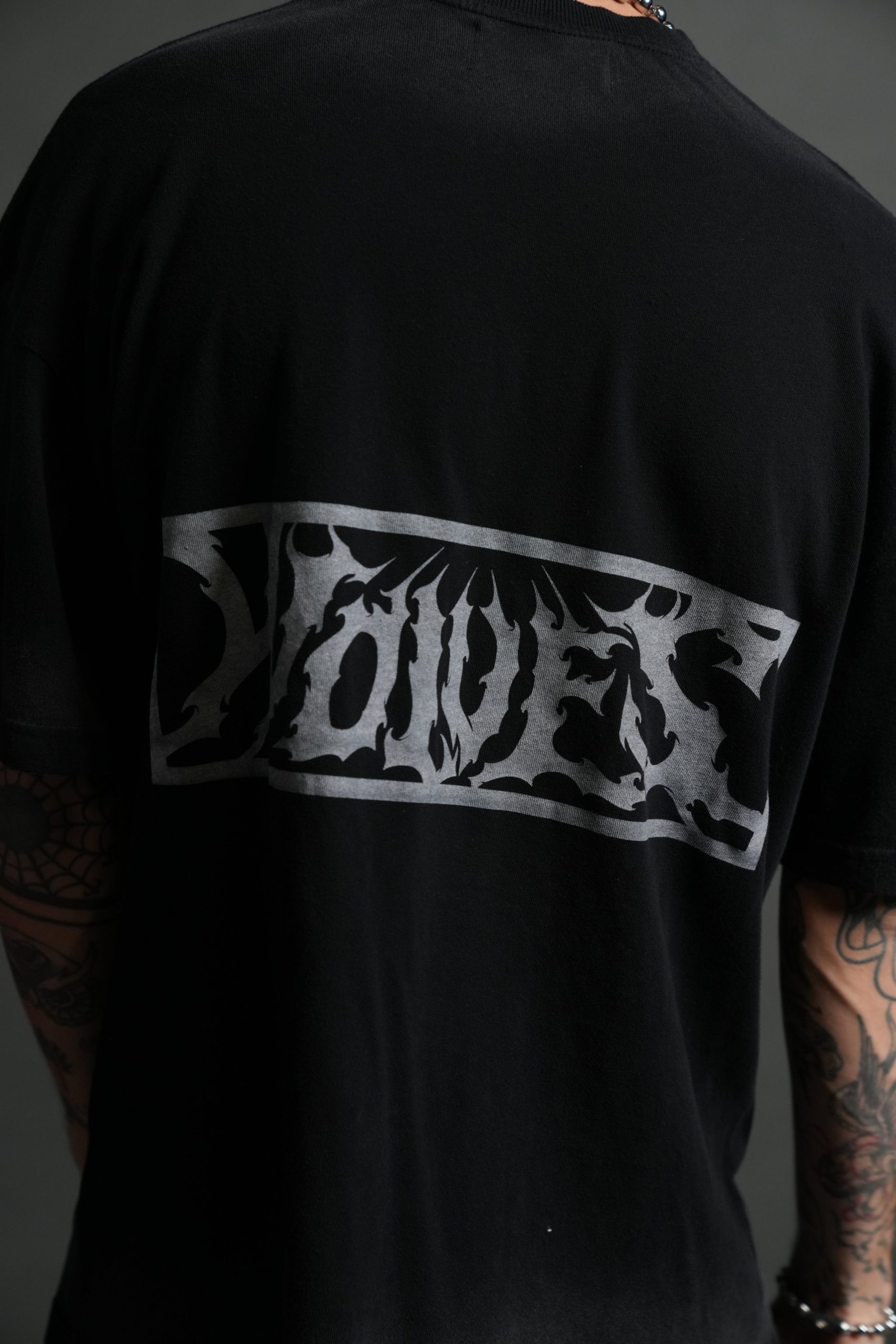 Ashes of the Dark V2 Premium Oversized Tee in Black Drift Wash - Image 8