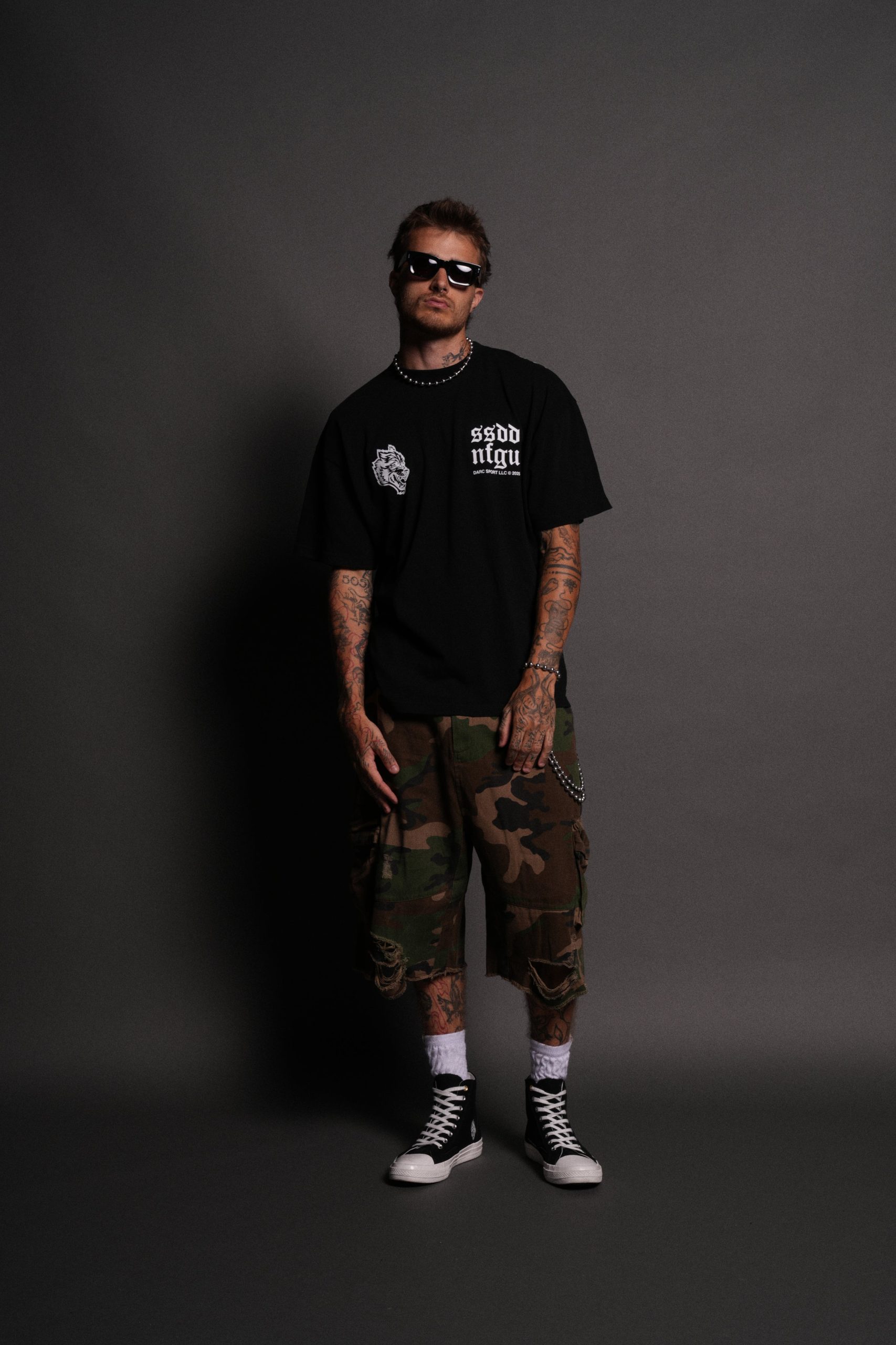 Born Stoic Premium Oversized Tee in Black - Image 11