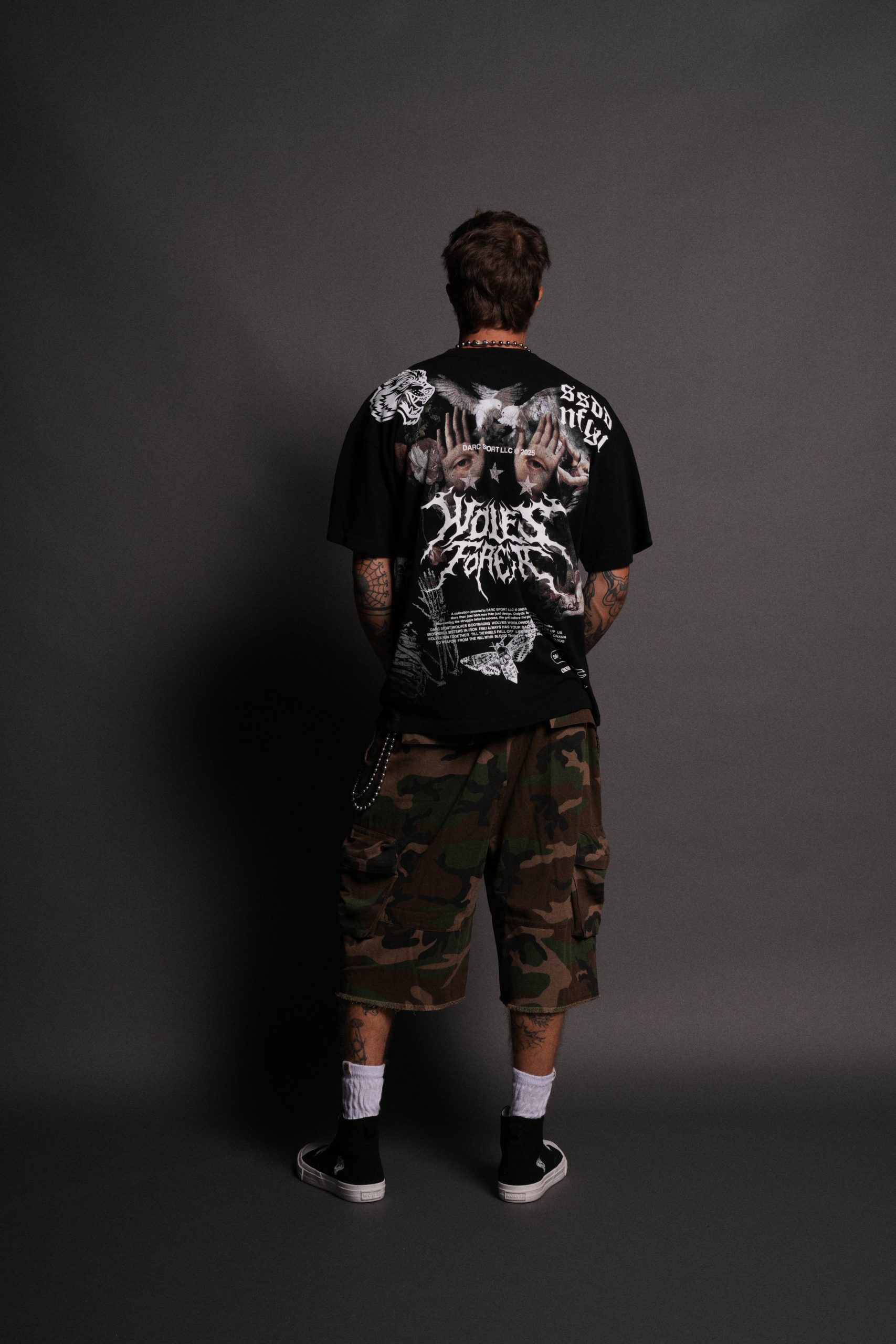 Born Stoic Premium Oversized Tee in Black - Image 12