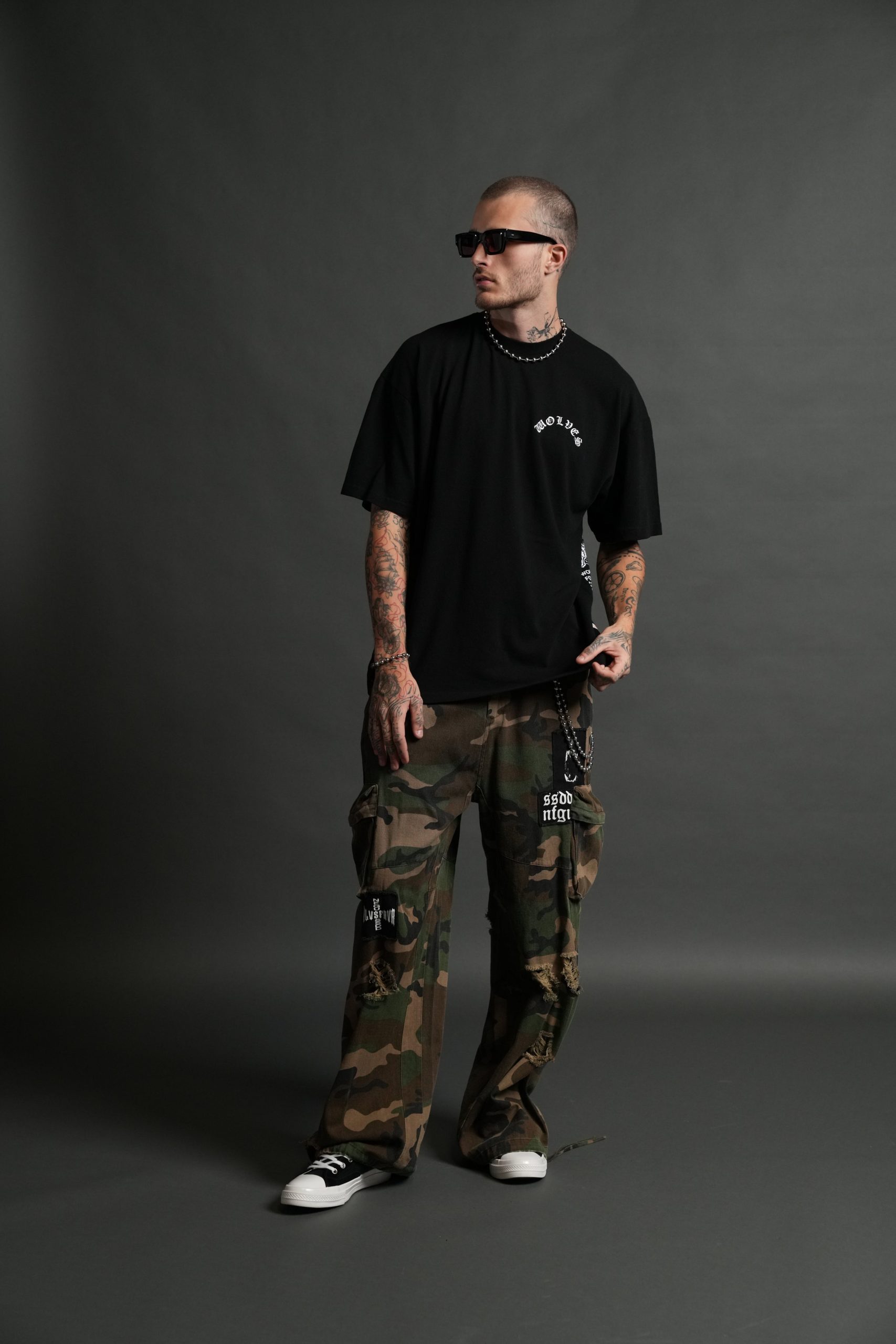 No Return Premium Oversized Tee in Black - Image 5