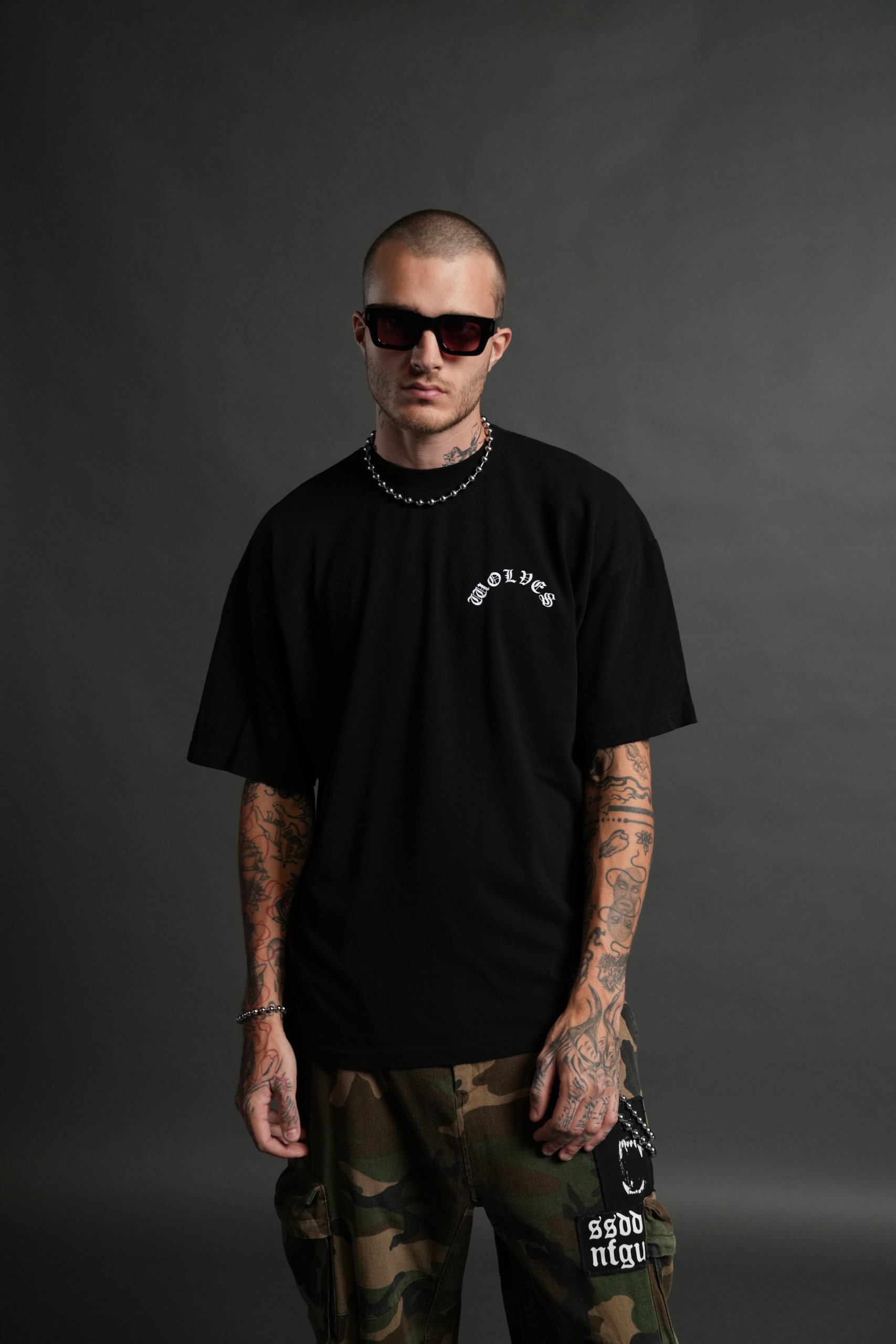 No Return Premium Oversized Tee in Black - Image 2