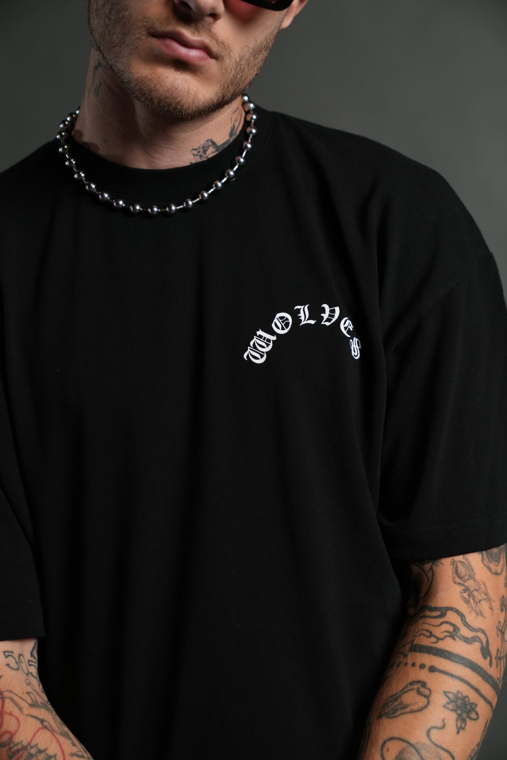 No Return Premium Oversized Tee in Black - Image 7