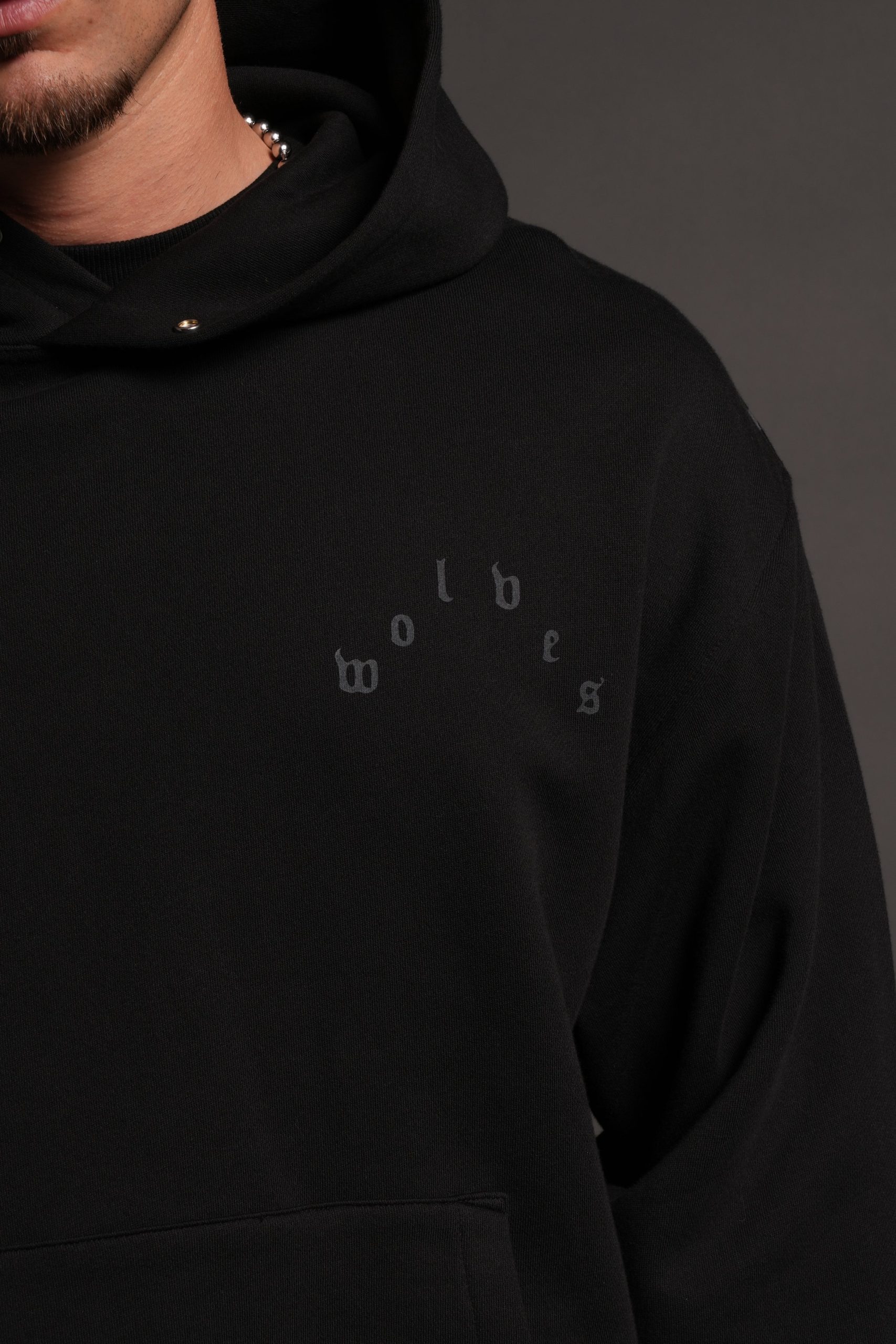 Homage To La Pierce Hoodie in Black - Image 7