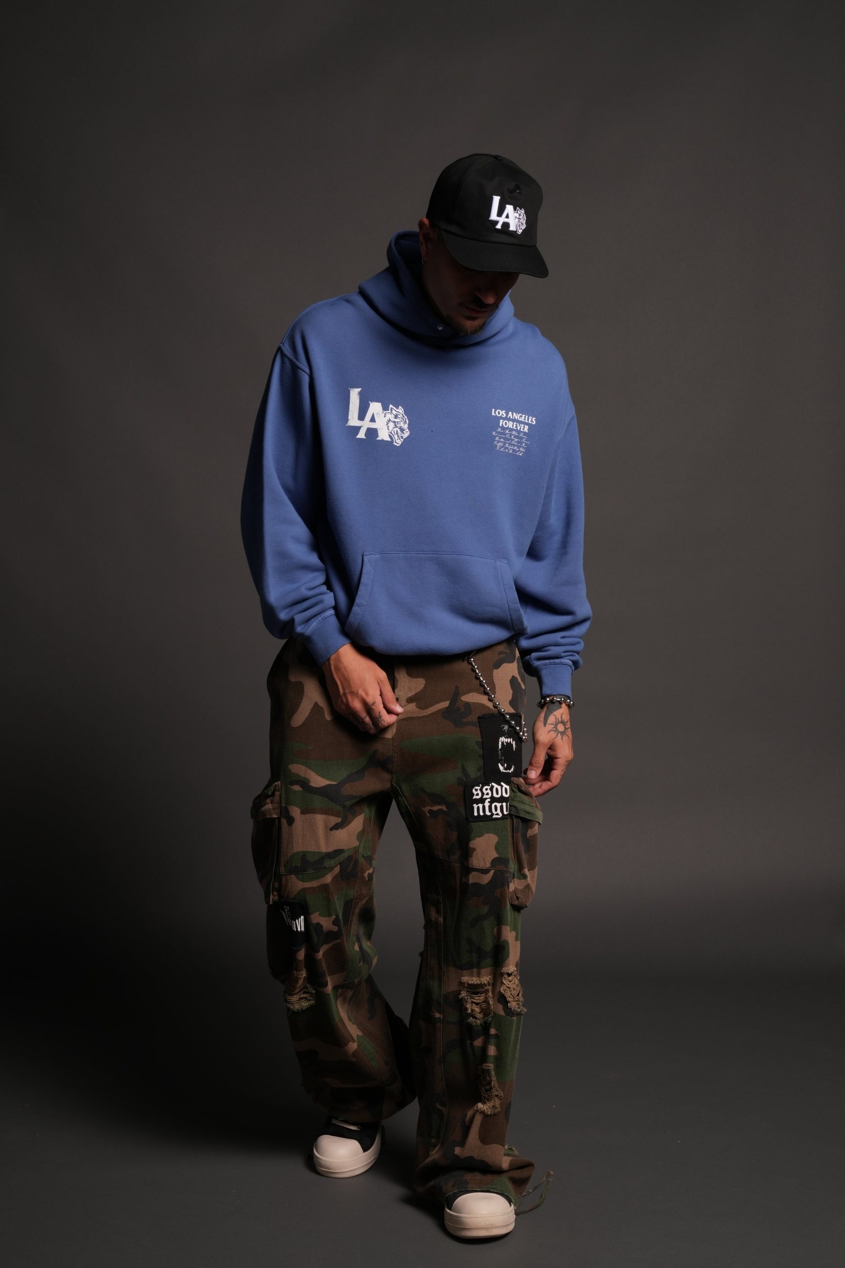 La Wolves V2 Pierce Hoodie La Blue - Image 7