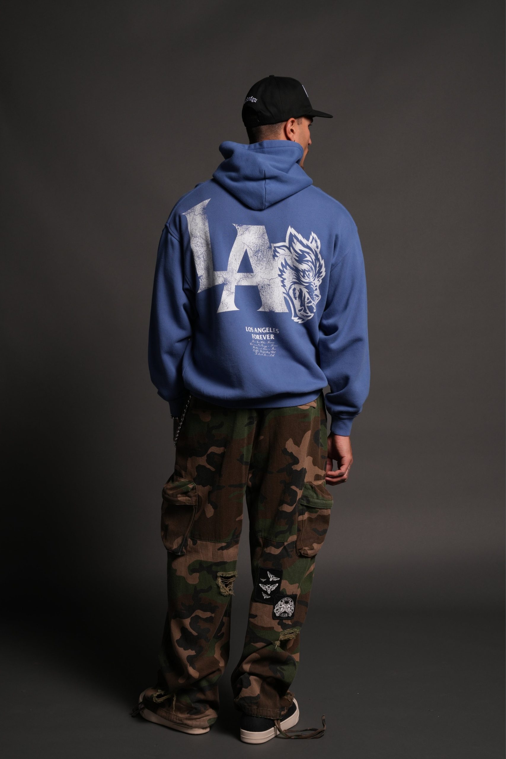 La Wolves V2 Pierce Hoodie La Blue - Image 8