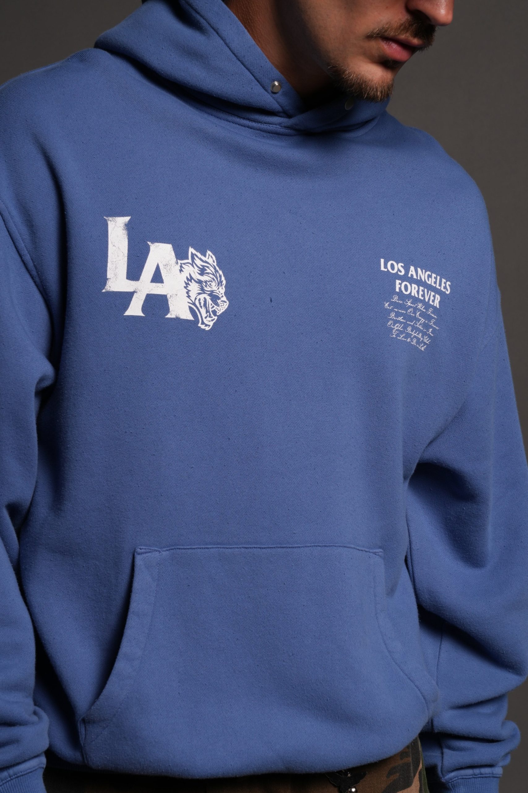 La Wolves V2 Pierce Hoodie La Blue - Image 5