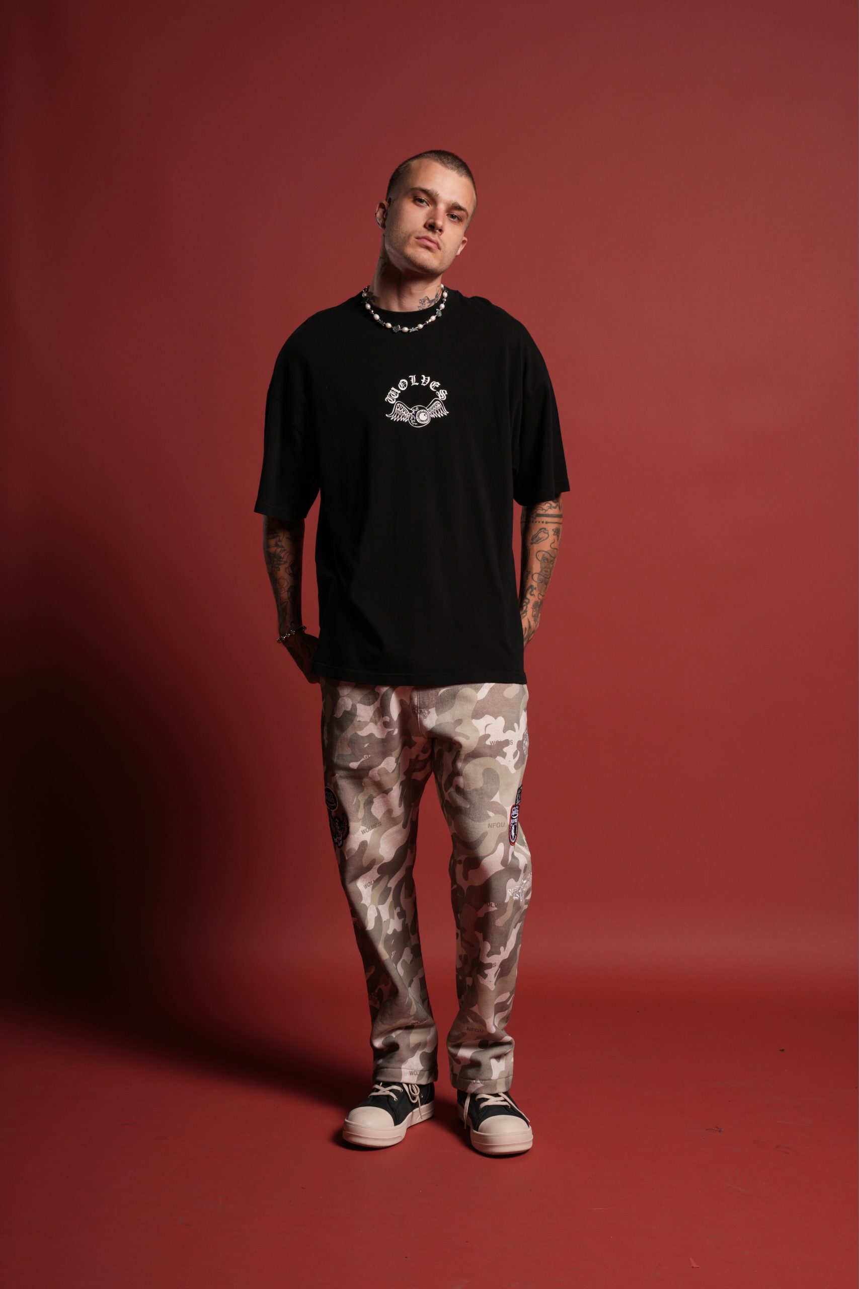 DSVD Heritage Unisex Premium Oversized Tee in Black - Image 5