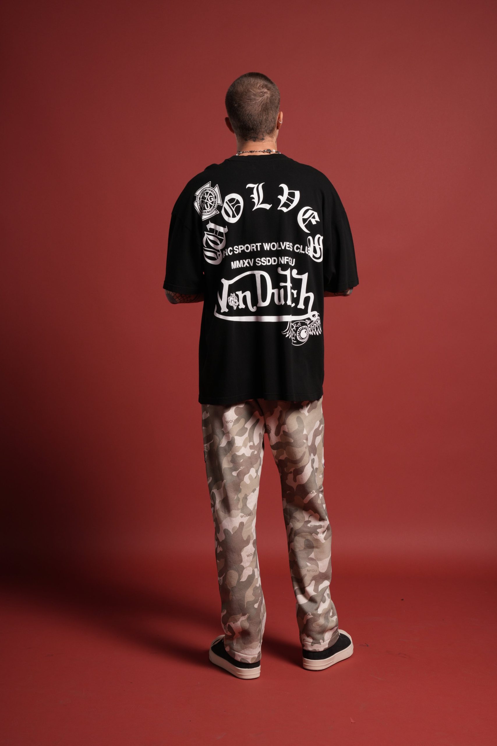 DSVD Heritage Unisex Premium Oversized Tee in Black - Image 6
