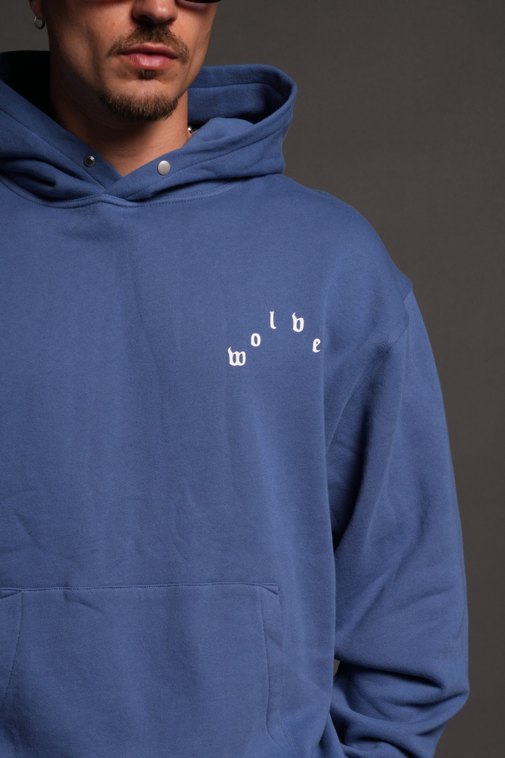 Homage To La Pierce Hoodie in La Blue - Image 7