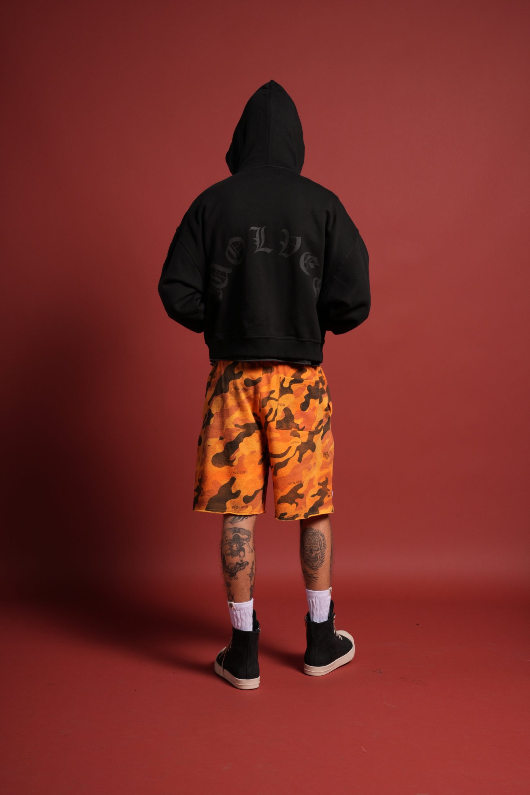 Darc Kulture Vex Double Zip Hoodie in Black - Image 7
