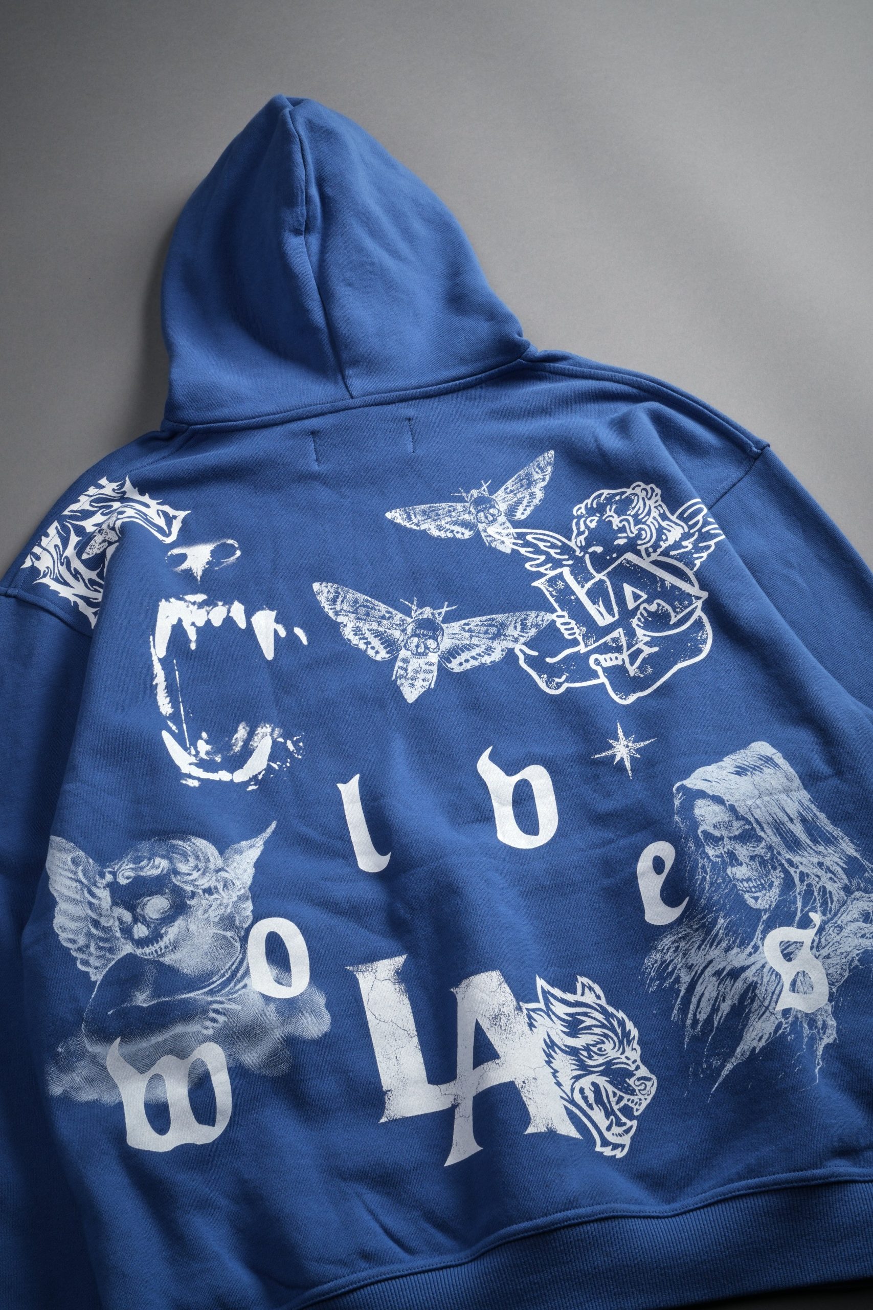 Homage To La Pierce Hoodie in La Blue - Image 15