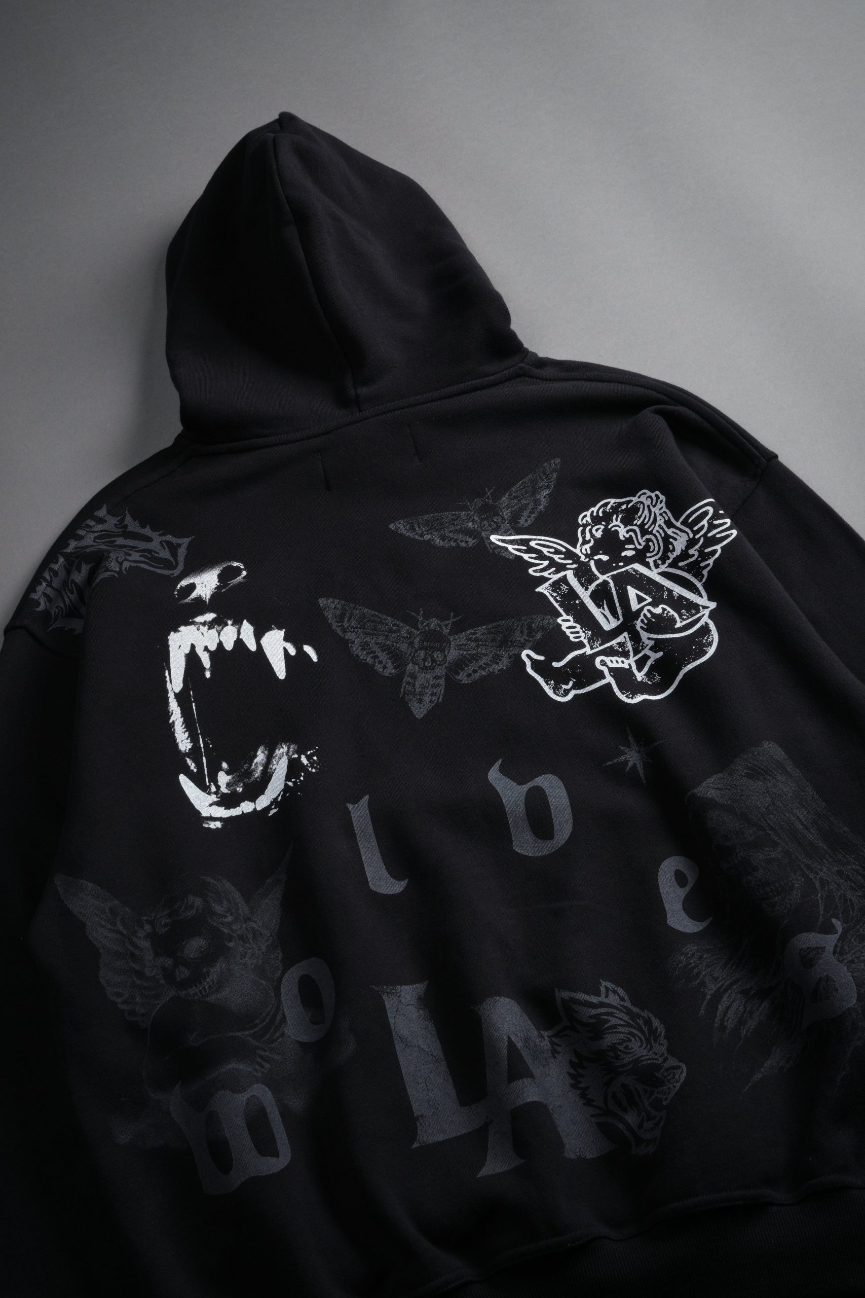 Homage To La Pierce Hoodie in Black - Image 14