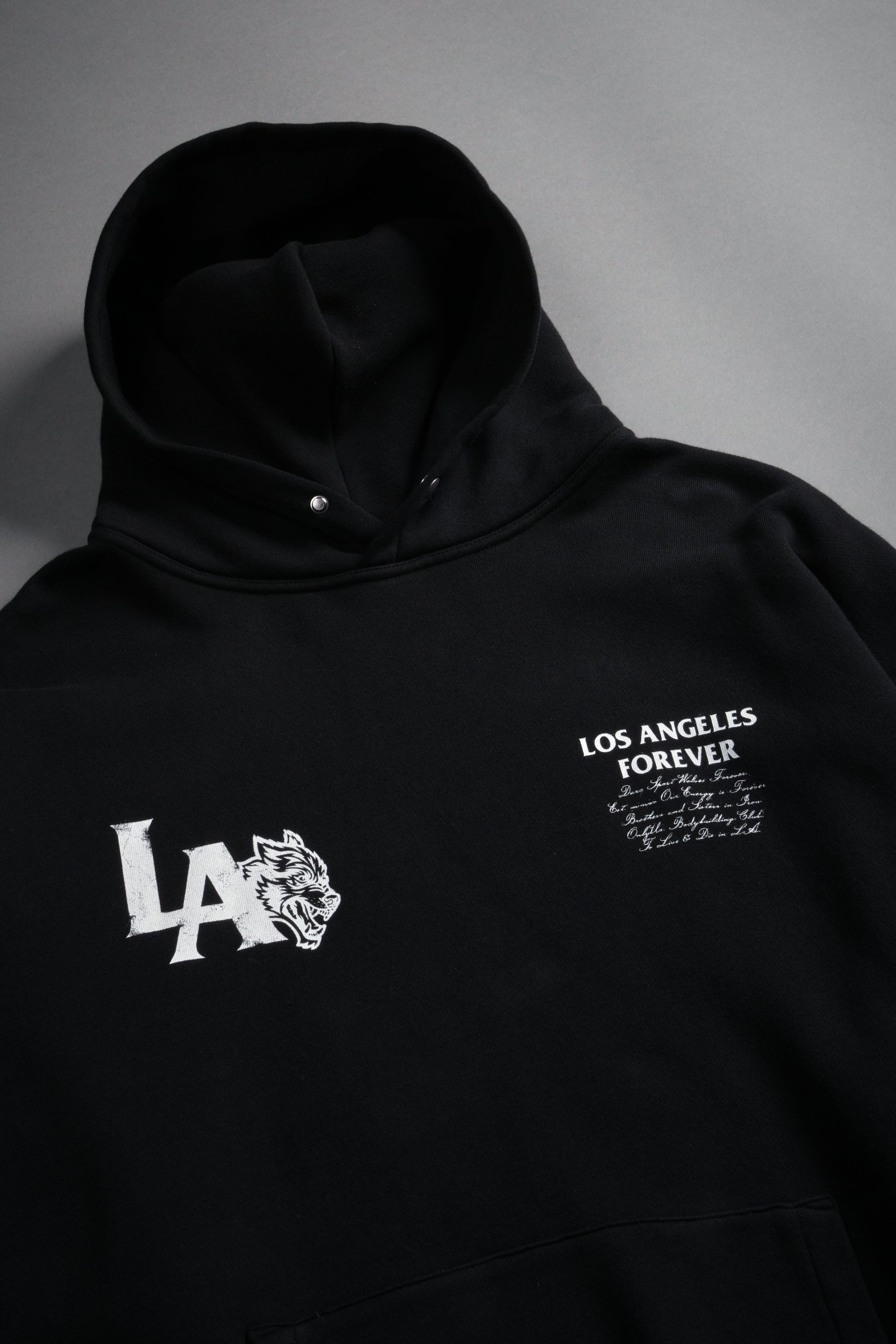 La Wolves V2 Pierce Hoodie in Black - Image 15