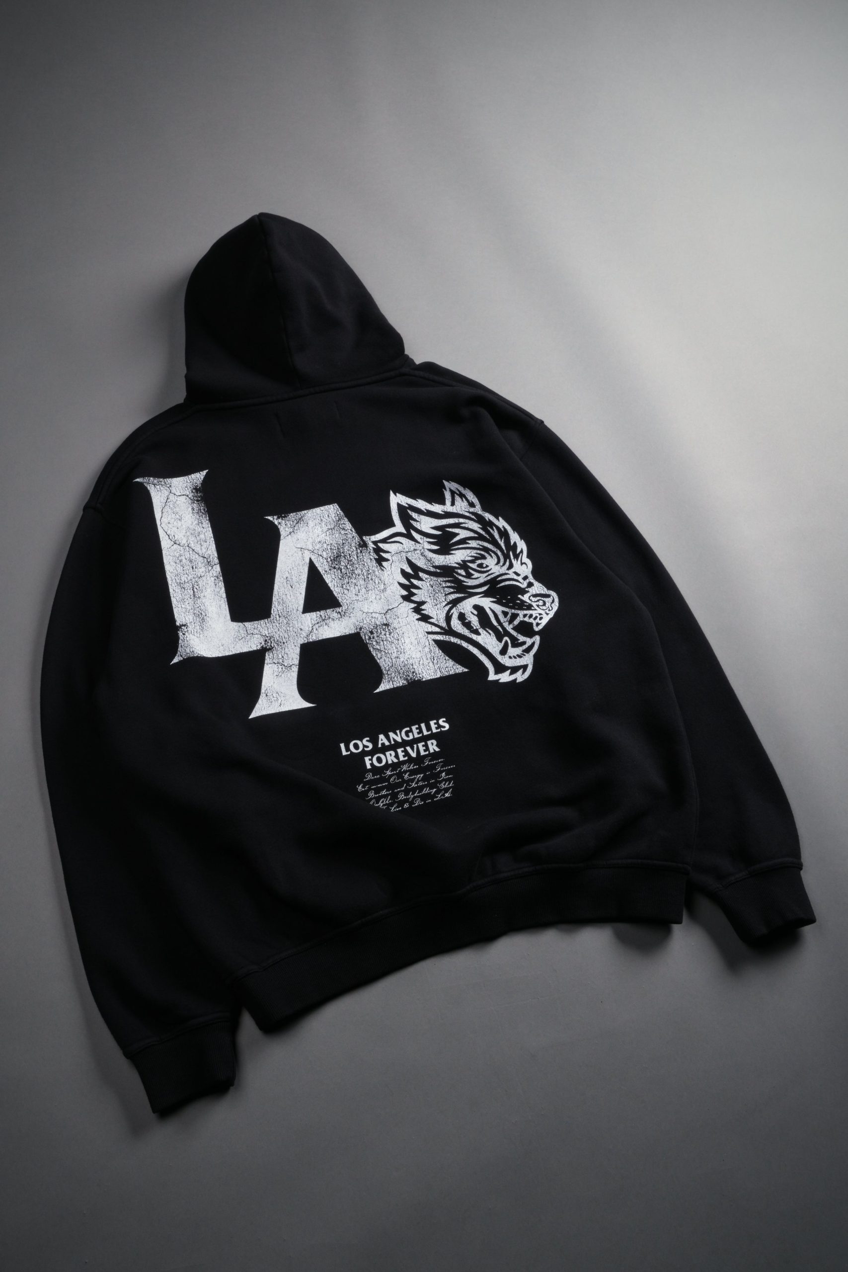 La Wolves V2 Pierce Hoodie in Black - Image 17