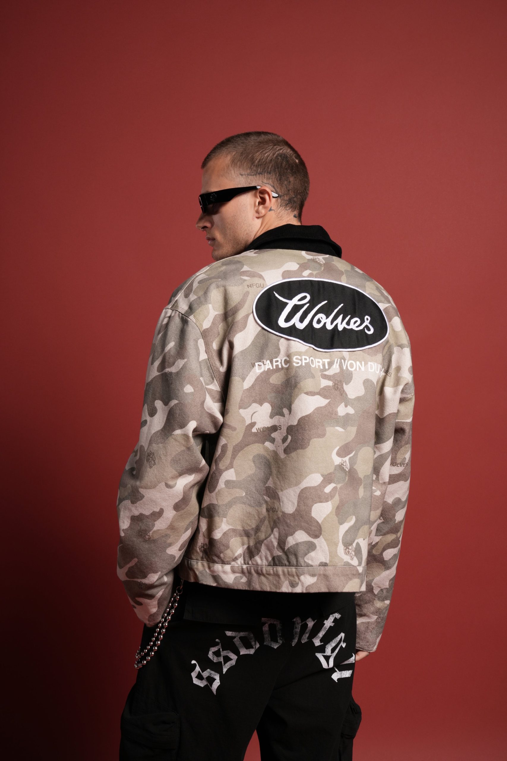 Rebel Heritage Earl Jacket in DSVD Green Camo - Image 2
