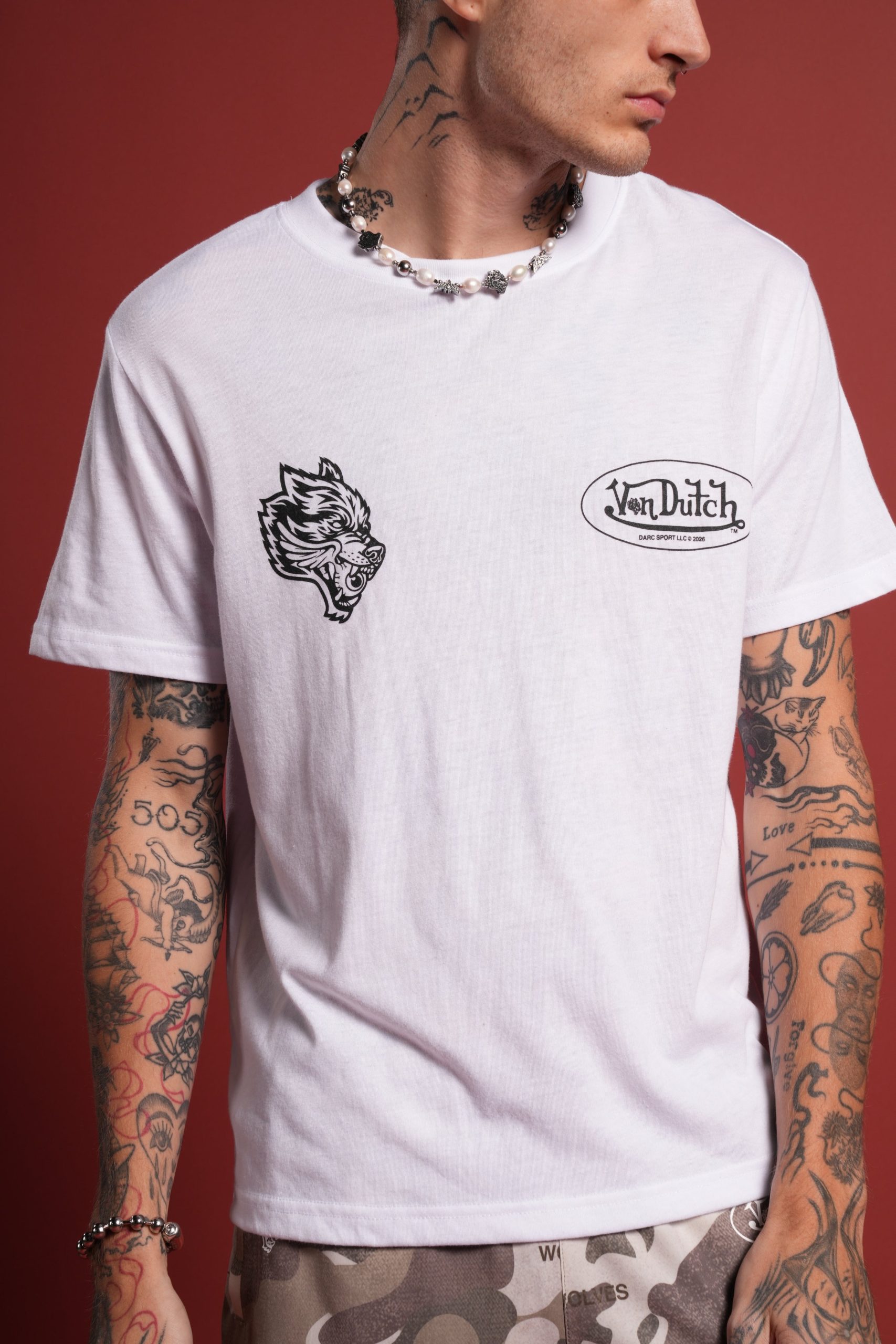 DSVD Legacy J. Dean Premium Tee in White - Image 4