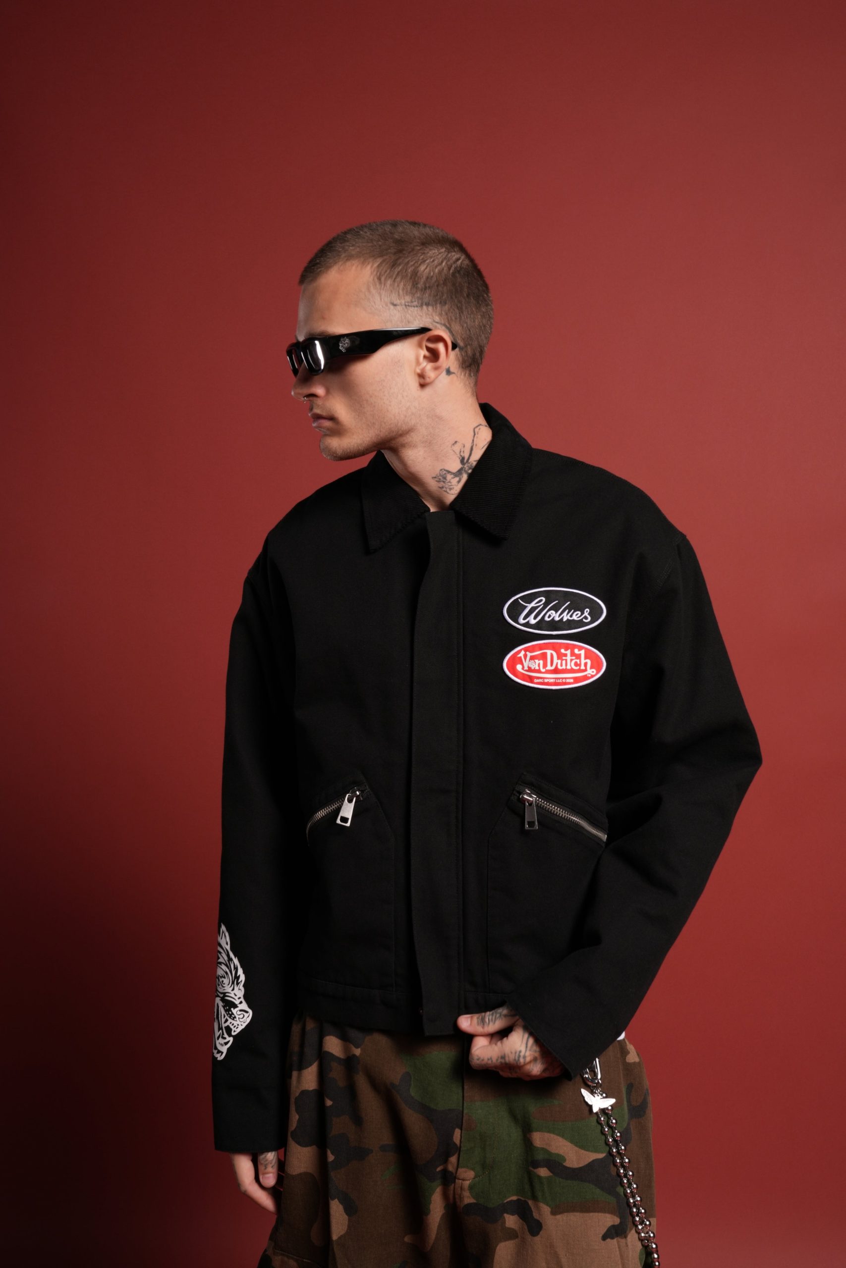 Rebel Heritage Earl Jacket in Black - Image 4