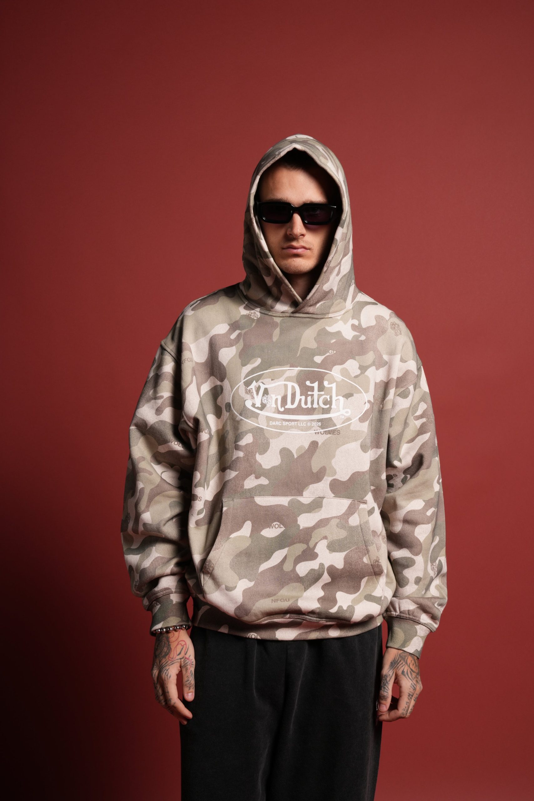 DSVD Legacy Pierce Hoodie in DSVD Green Camo - Image 4