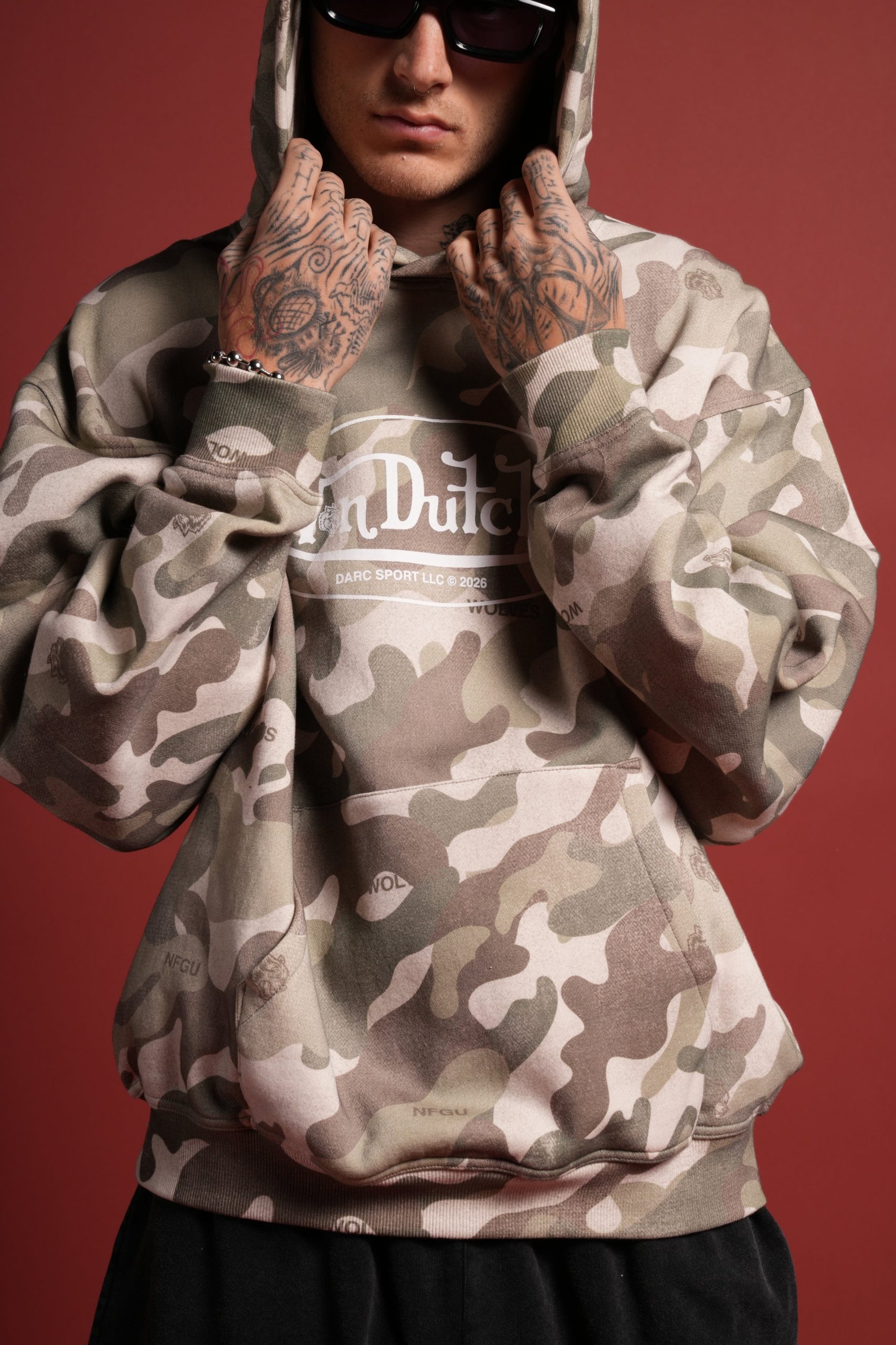 DSVD Legacy Pierce Hoodie in DSVD Green Camo - Image 7
