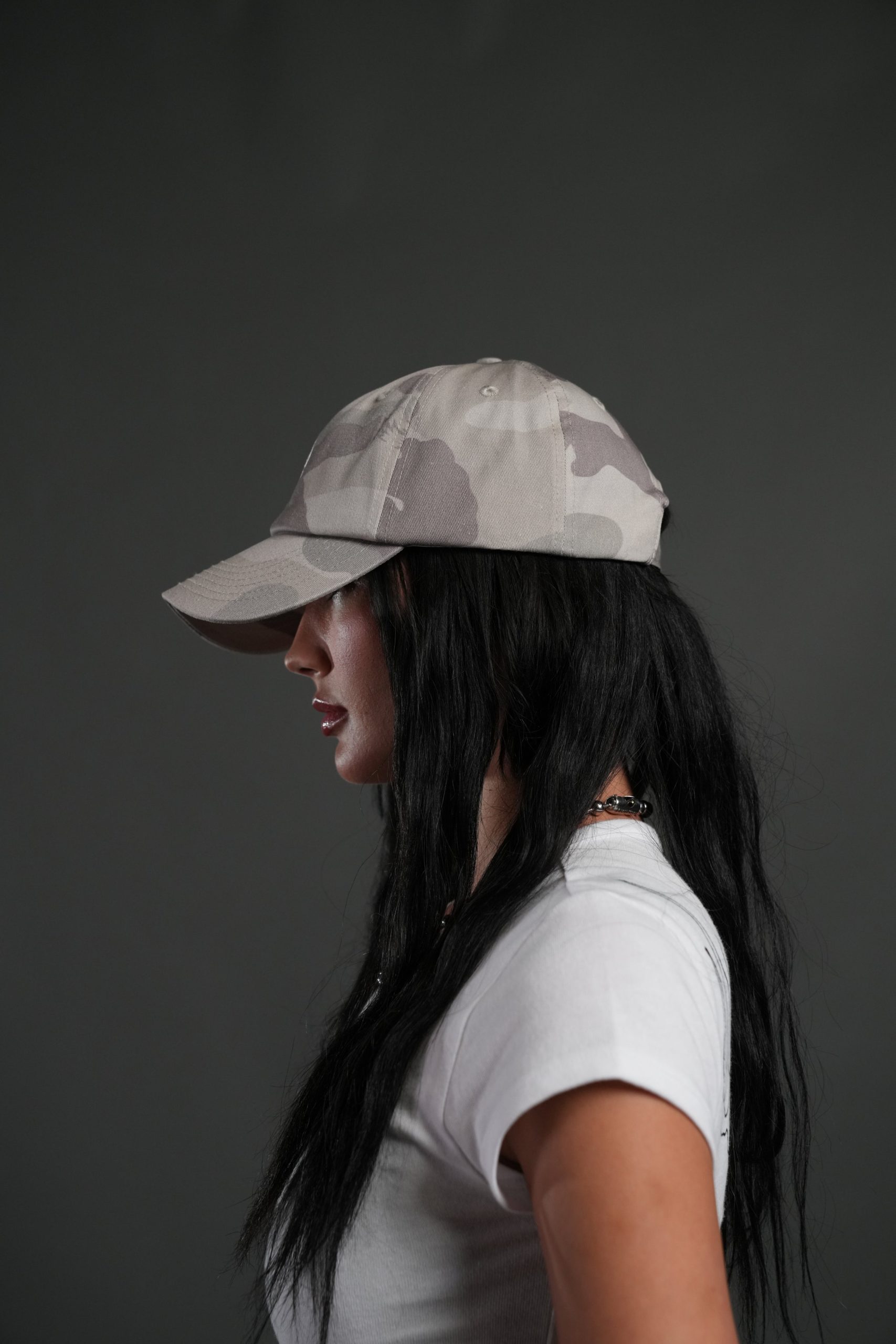 Wolf Head Forever Dad Hat V2 in Lush Vintage Woodland Camo - Image 4