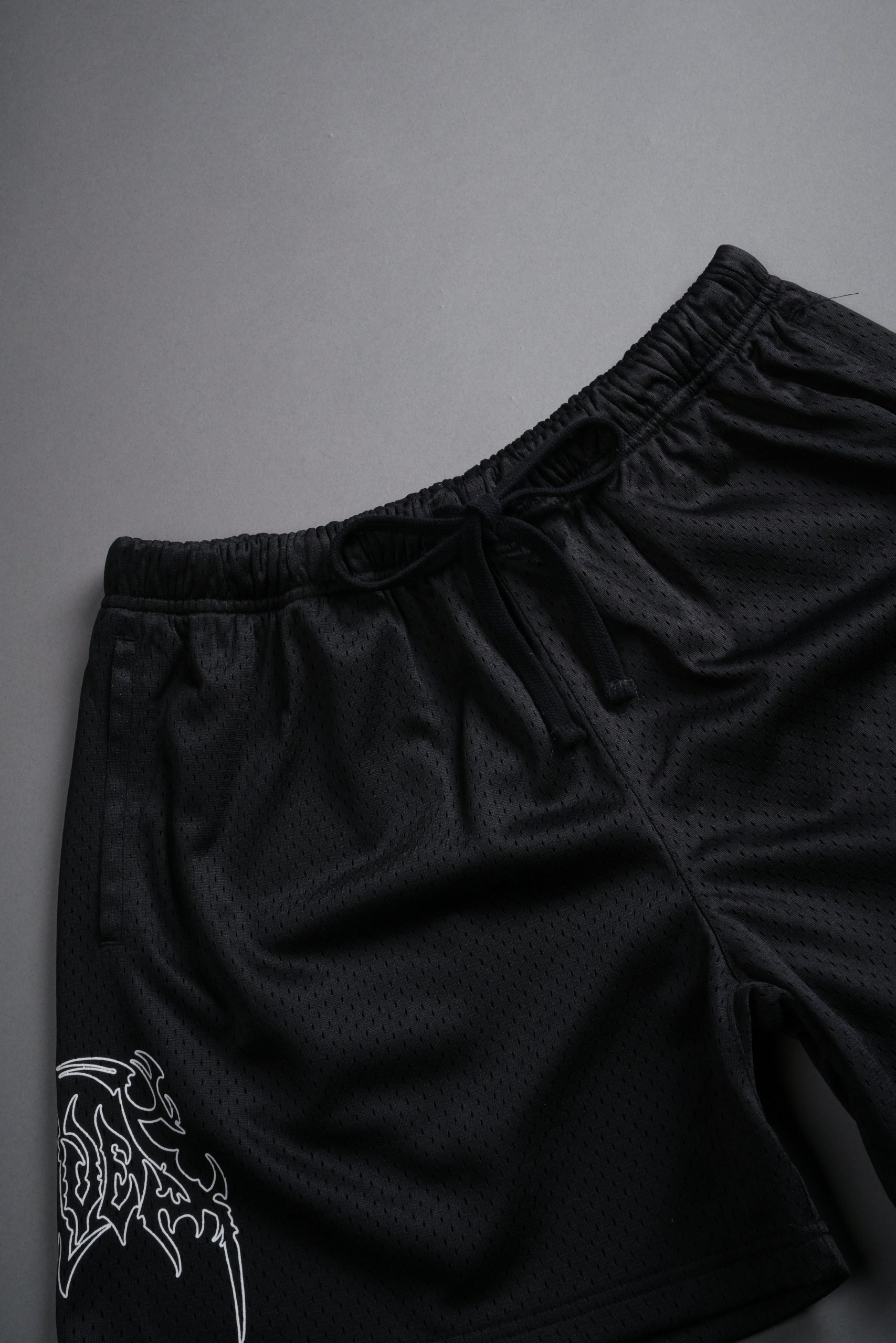 Shadow Hesh Mesh Shorts in Black - Image 9