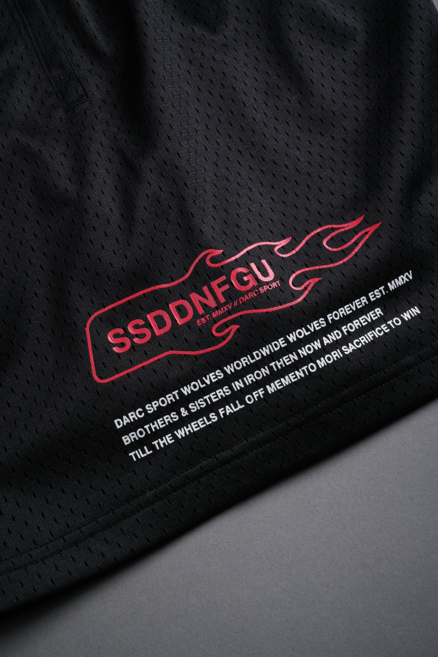Shadow Hesh Mesh Shorts in Black - Image 11