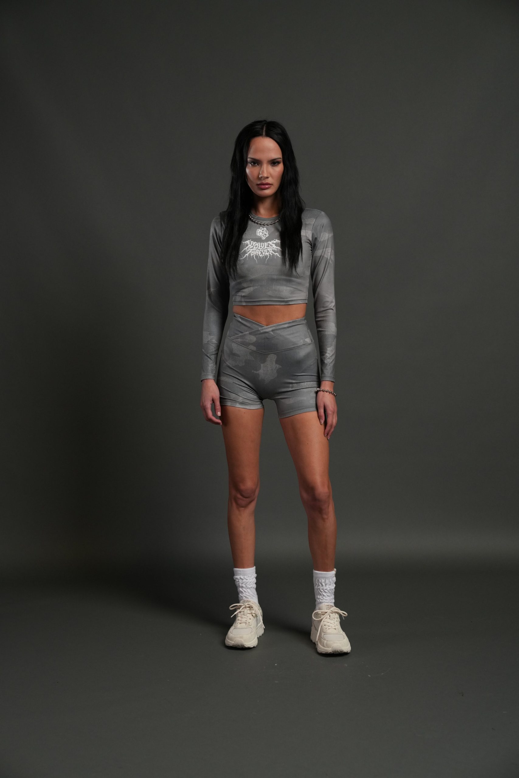 Drip Hesh L/S Energy Top in Lush Vintage Woodland Camo - Image 3