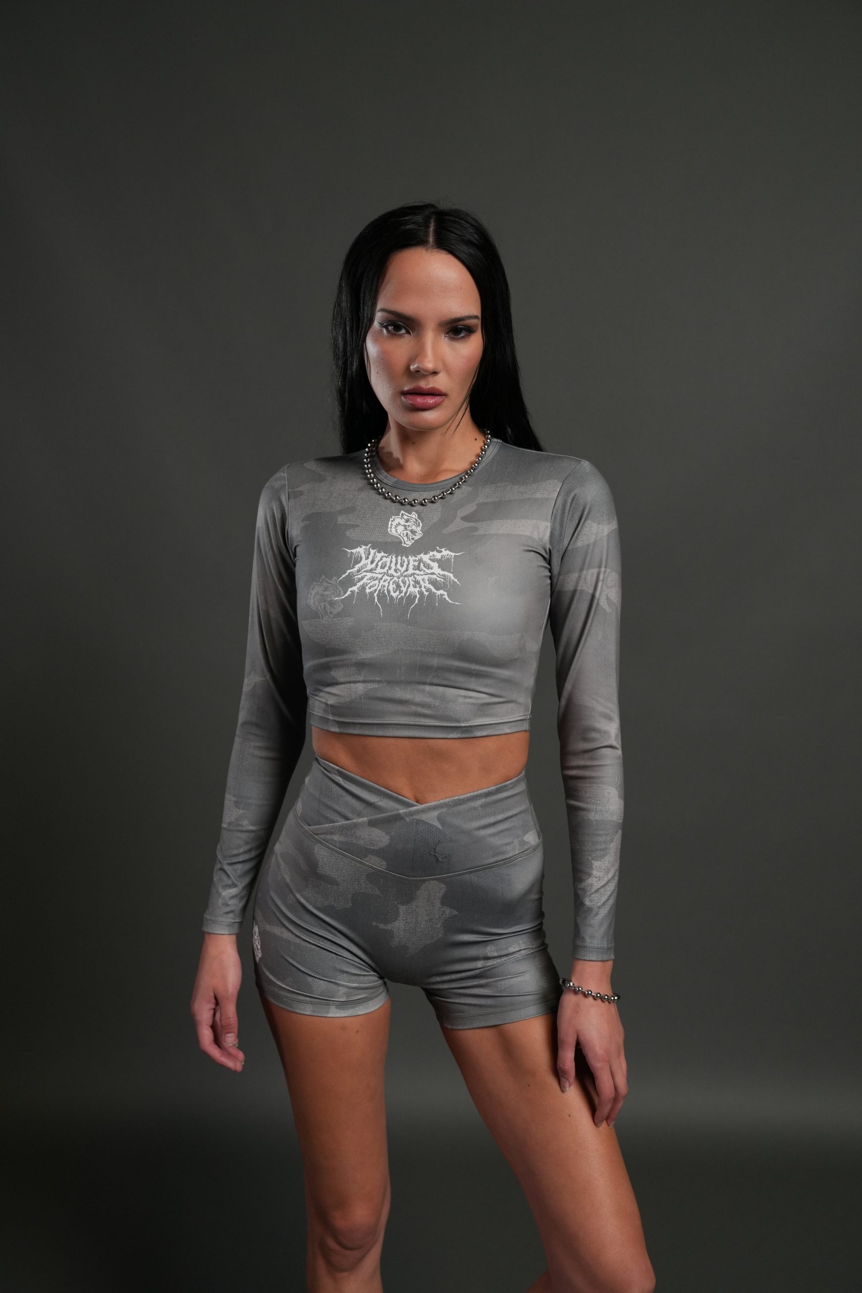 Drip Hesh L/S Energy Top in Lush Vintage Woodland Camo