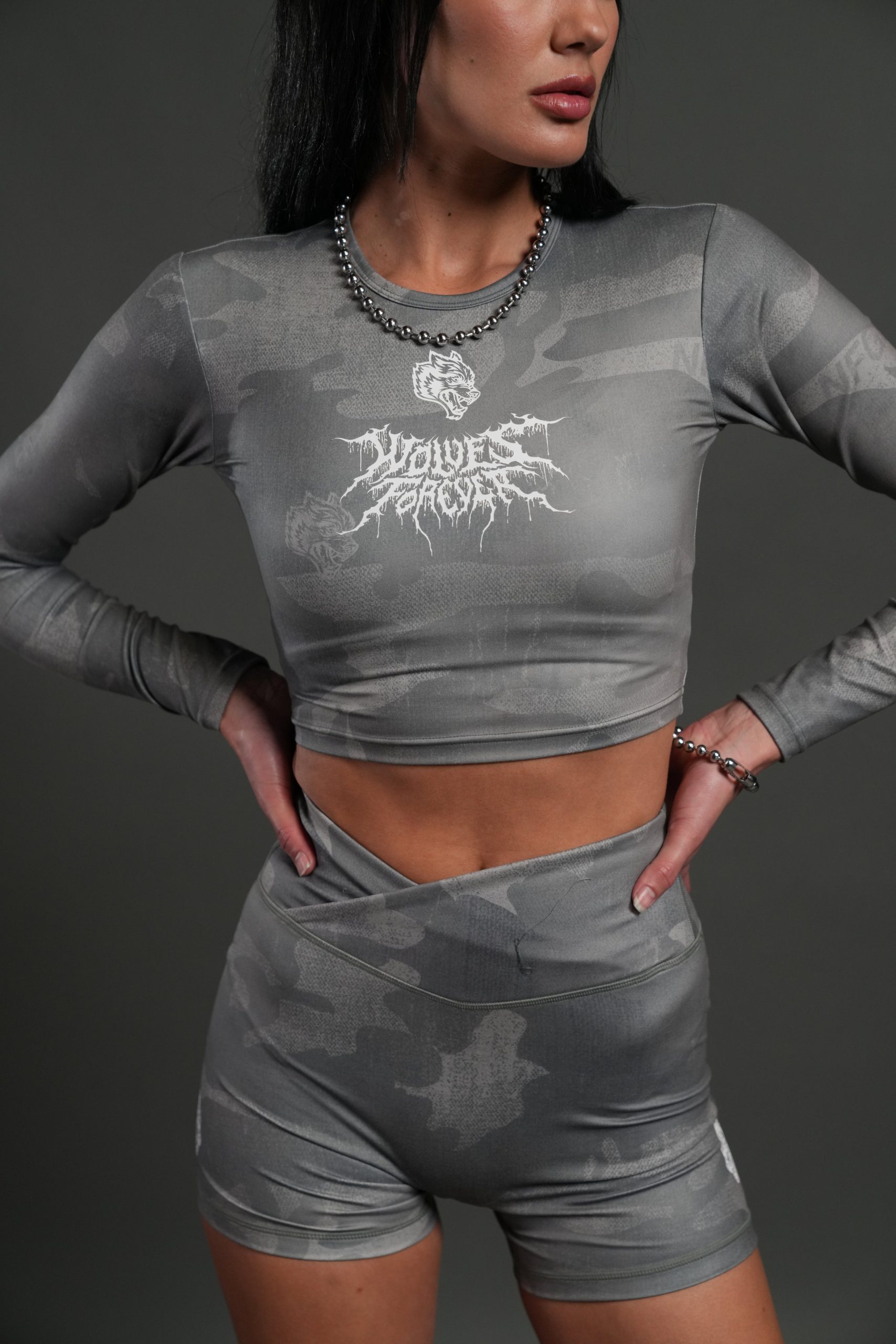 Drip Hesh L/S Energy Top in Lush Vintage Woodland Camo - Image 5