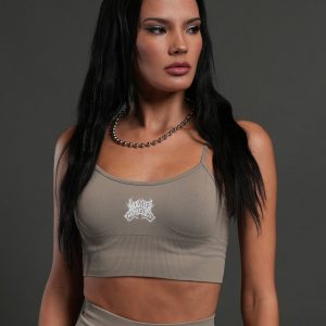 WLVS FRVR Hesh Ryann Soft Seamless Bra in Taupe