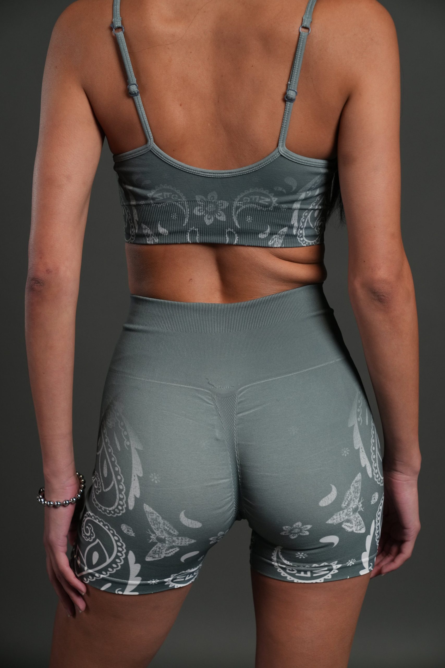 Faded Paisley Maya Soft Seamless Bra in Greek Stone - Image 6