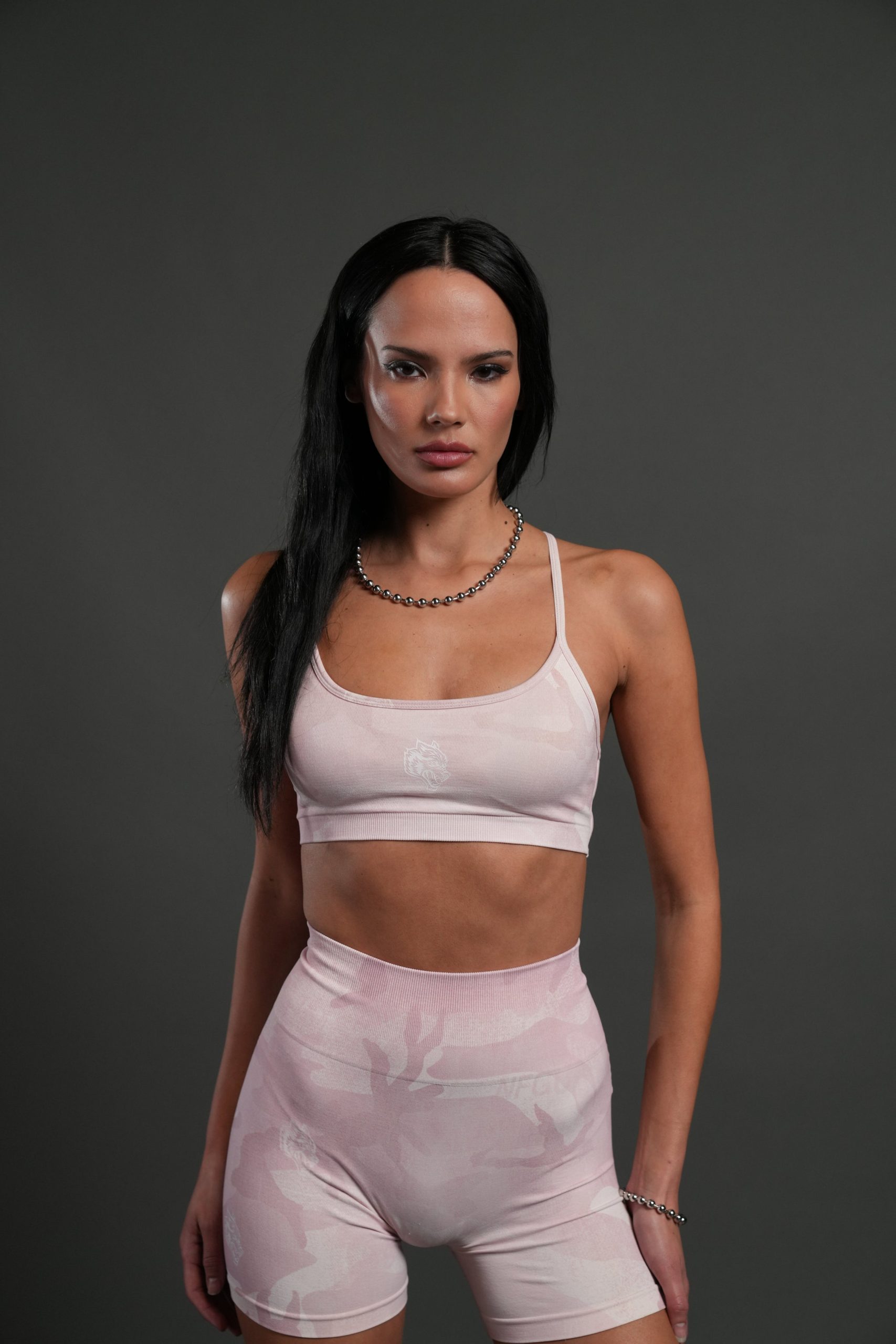 Wolf Head Layla Soft Seamless Bra in Blush Vintage Woodland Camo