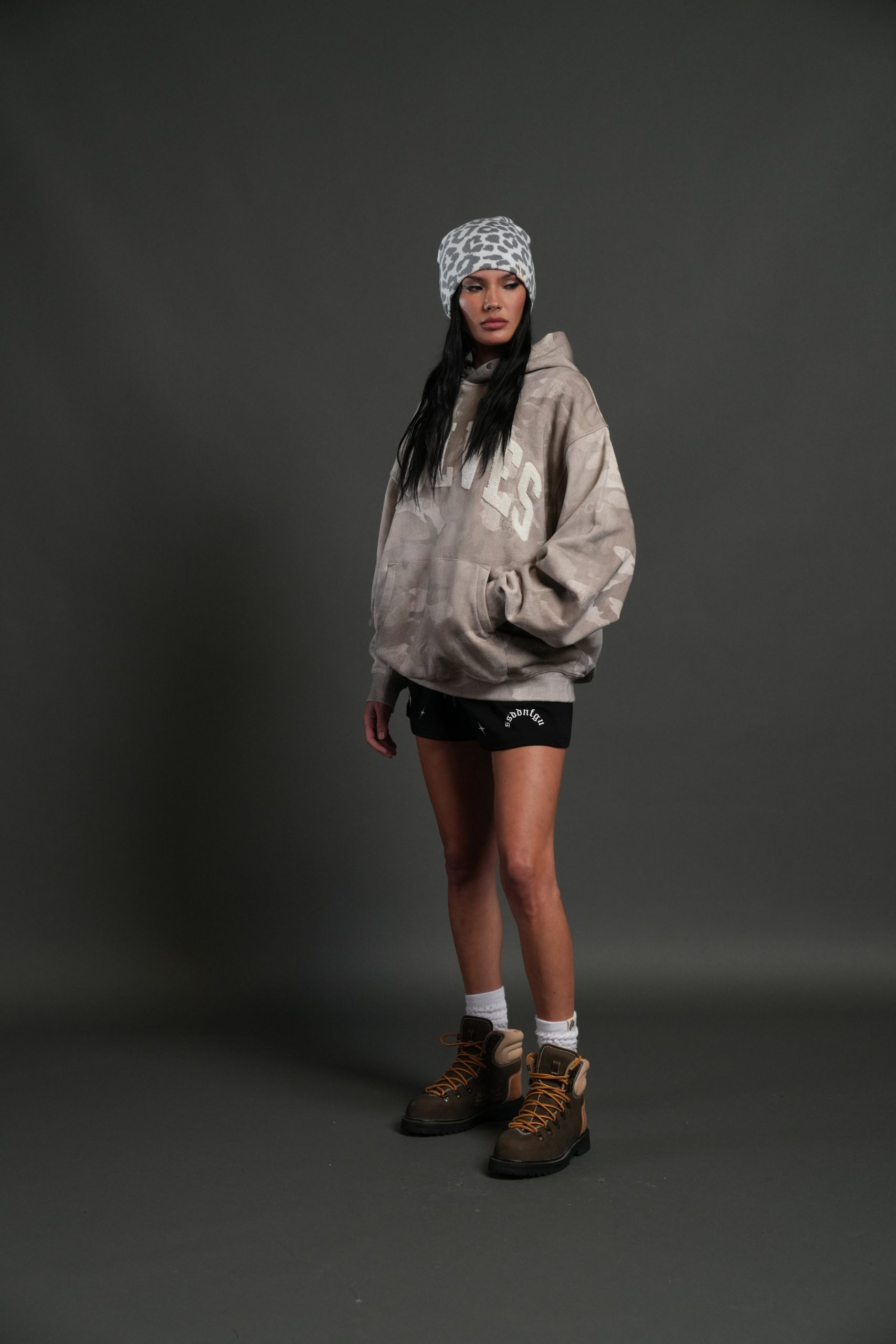 Always Loyal Unisex Pierce Hoodie in Clay Vintage Woodland Camo - Image 7