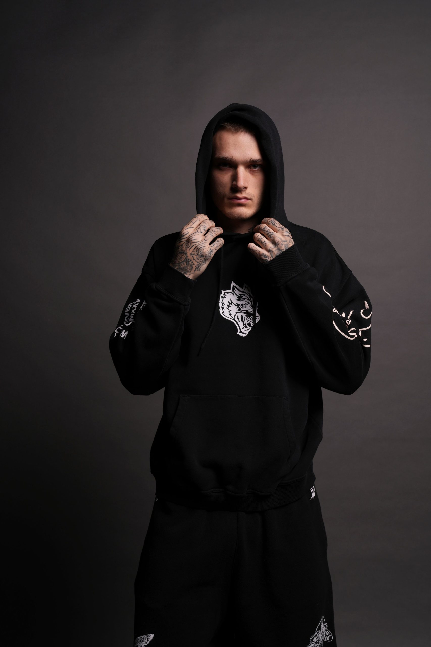 Risen Bishop Hoodie in Black - Image 4