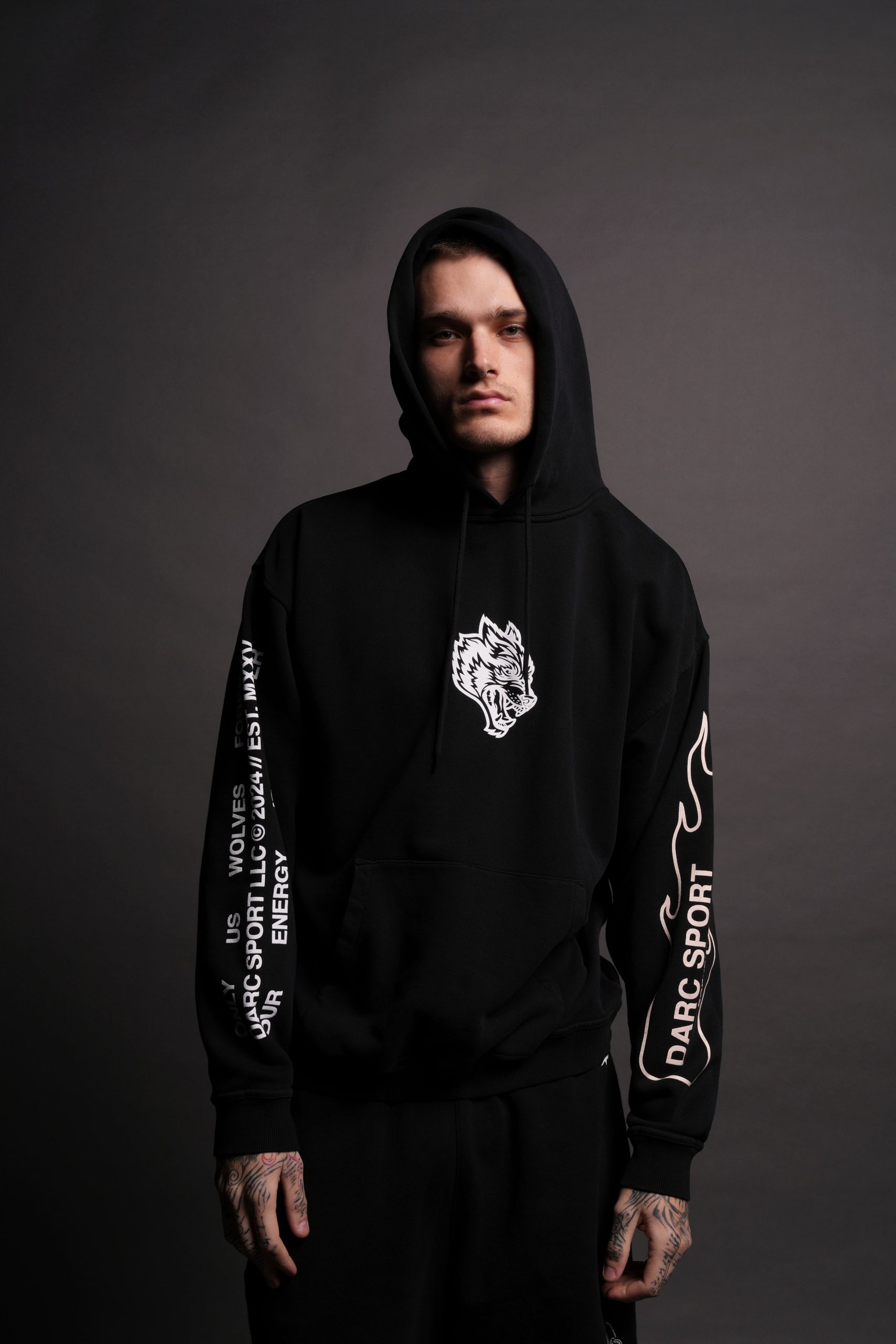 Risen Bishop Hoodie in Black - Image 2