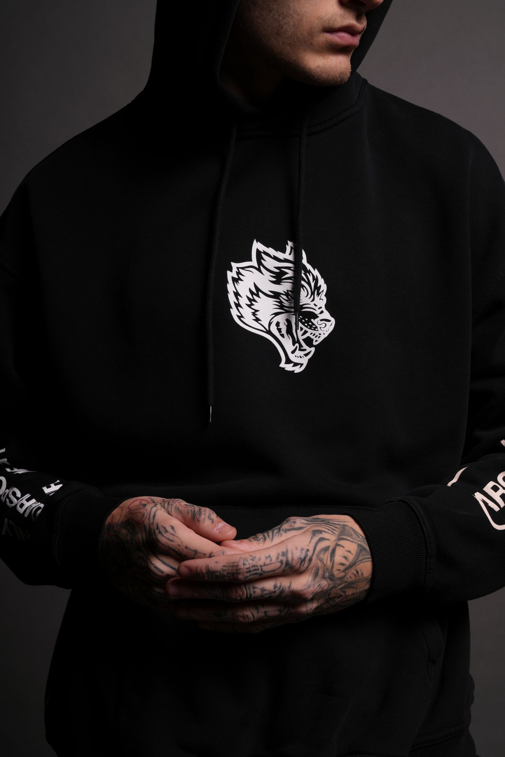 Risen Bishop Hoodie in Black - Image 9