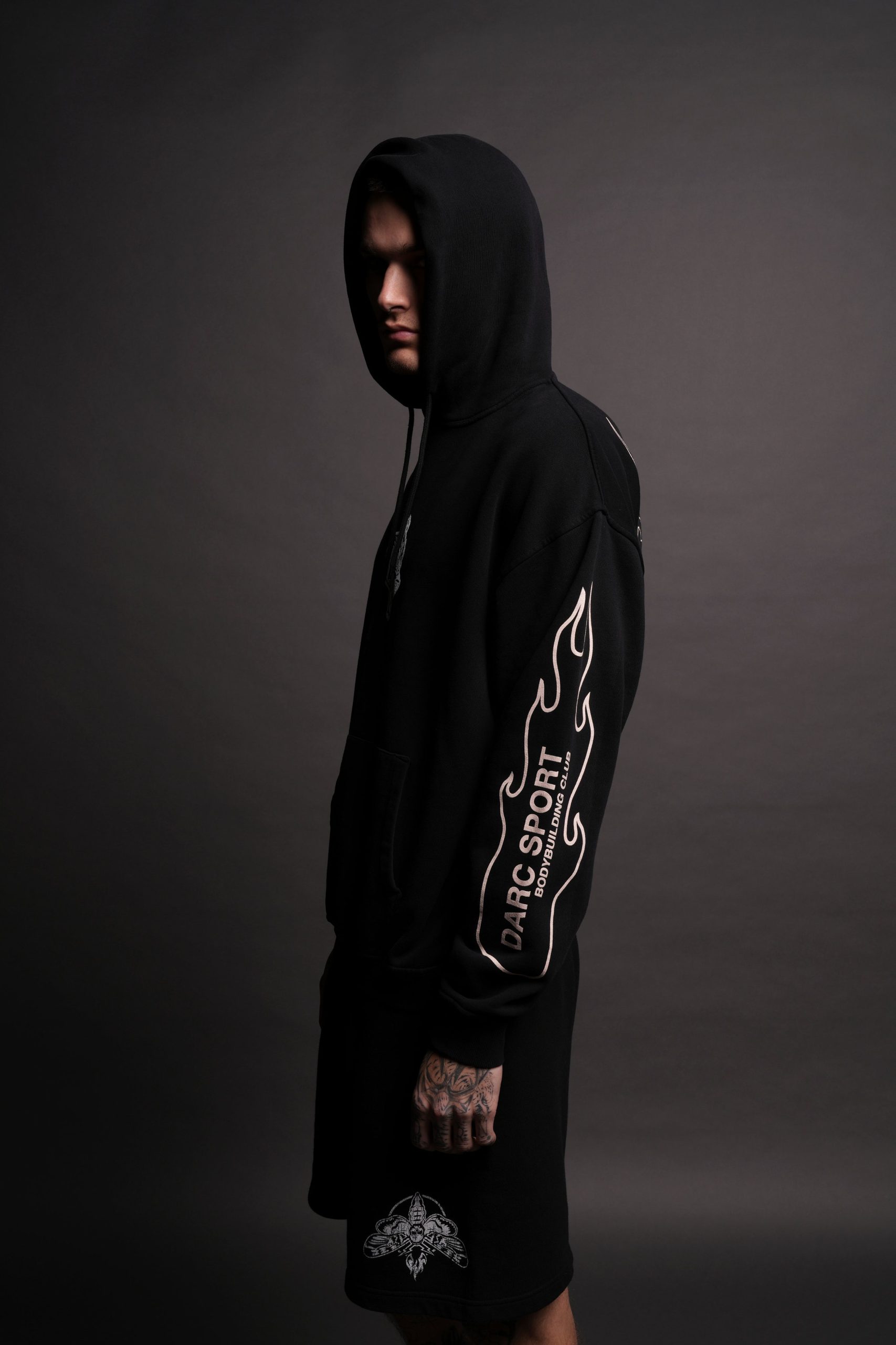 Risen Bishop Hoodie in Black - Image 7